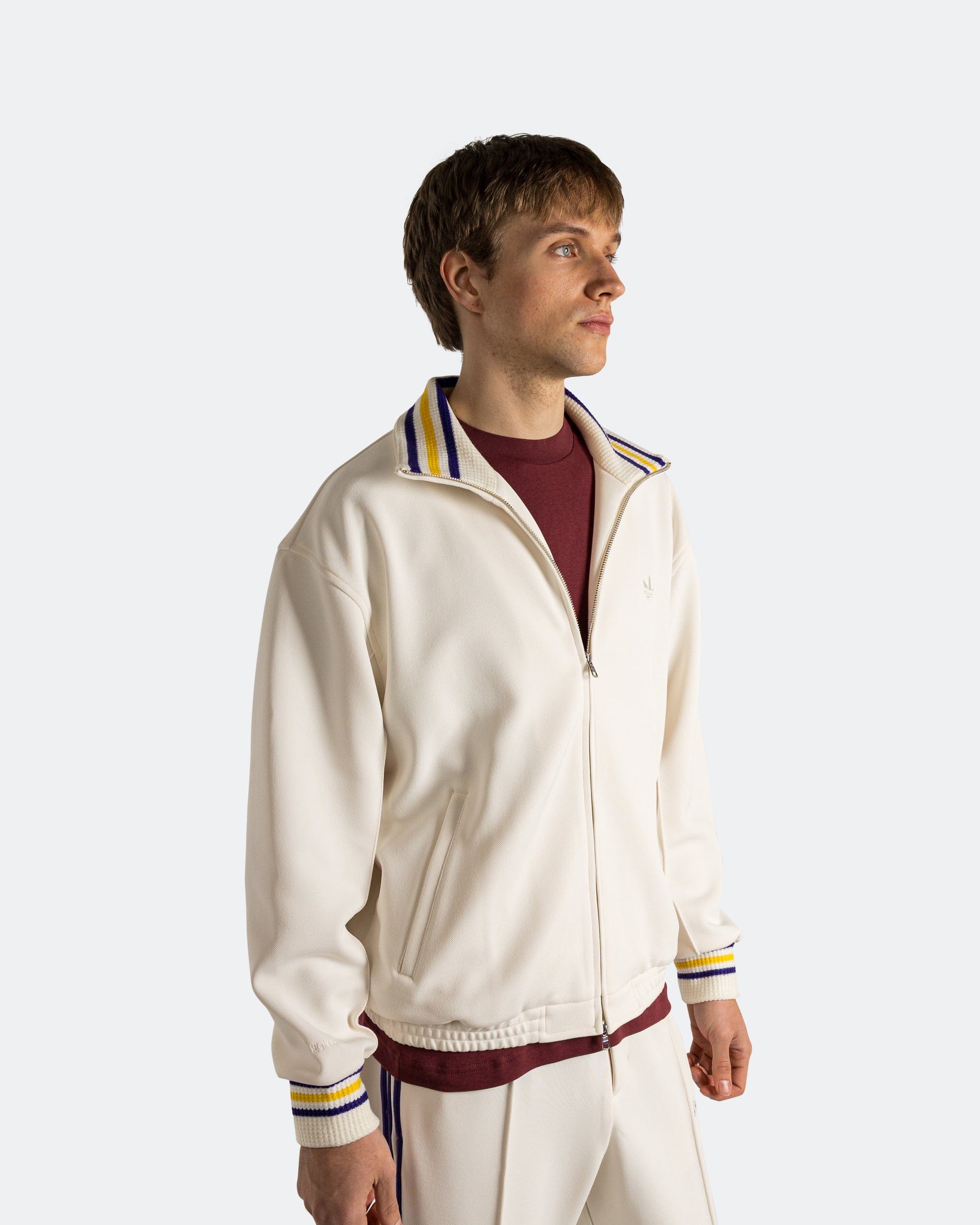 adidas Jabbar Track Top x Wales Bonner - Chalk White