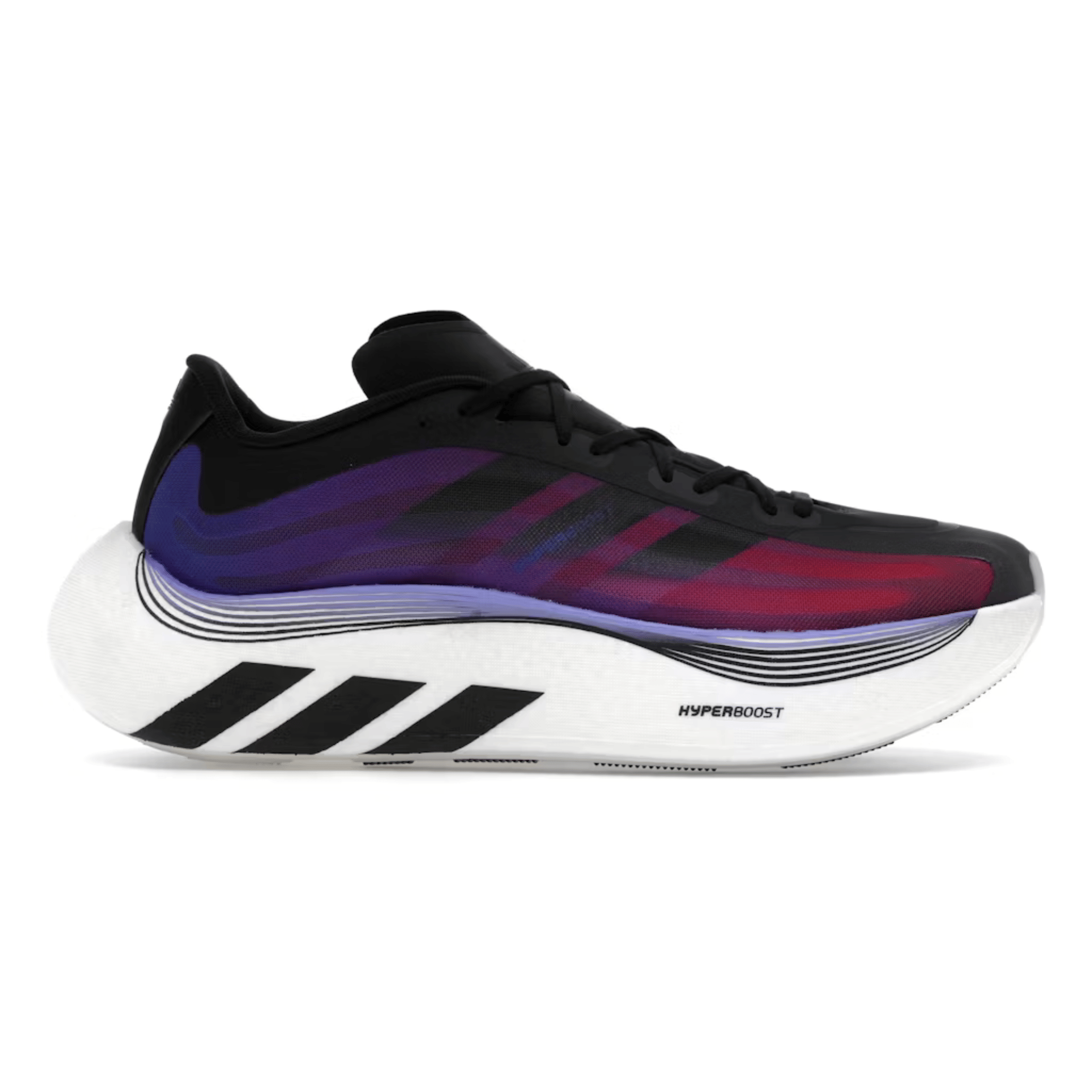 adidas Men's Hyperboost Euphoria LT Black/Lucid Blue/Solar Red