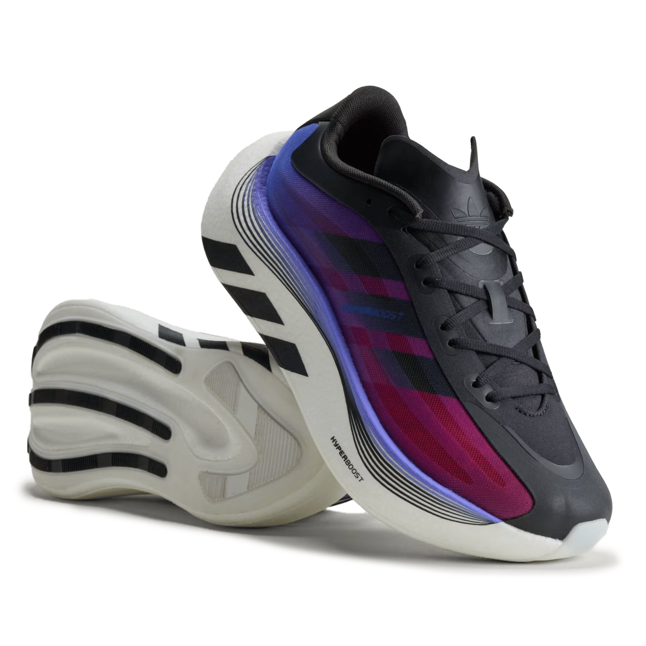 adidas Men's Hyperboost Euphoria LT Black/Lucid Blue/Solar Red