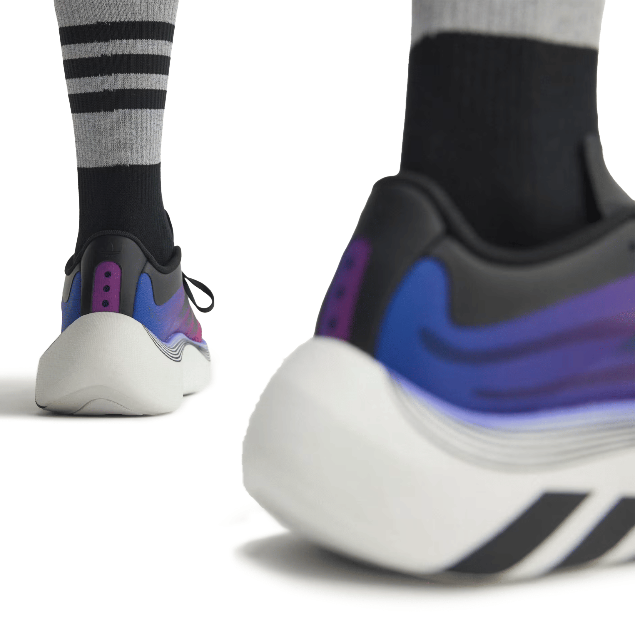 adidas Men's Hyperboost Euphoria LT Black/Lucid Blue/Solar Red
