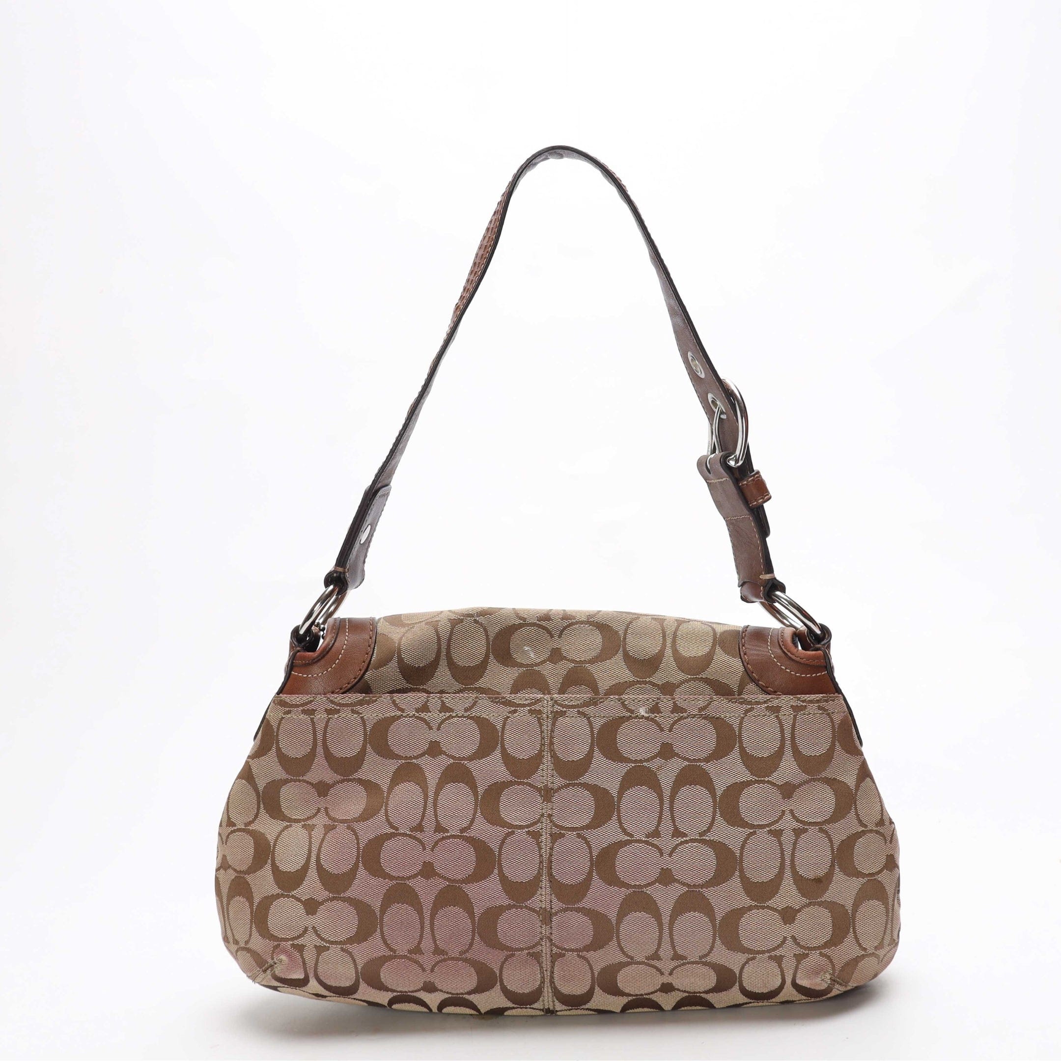Coach Soho Brown Logo Shoulder Bag