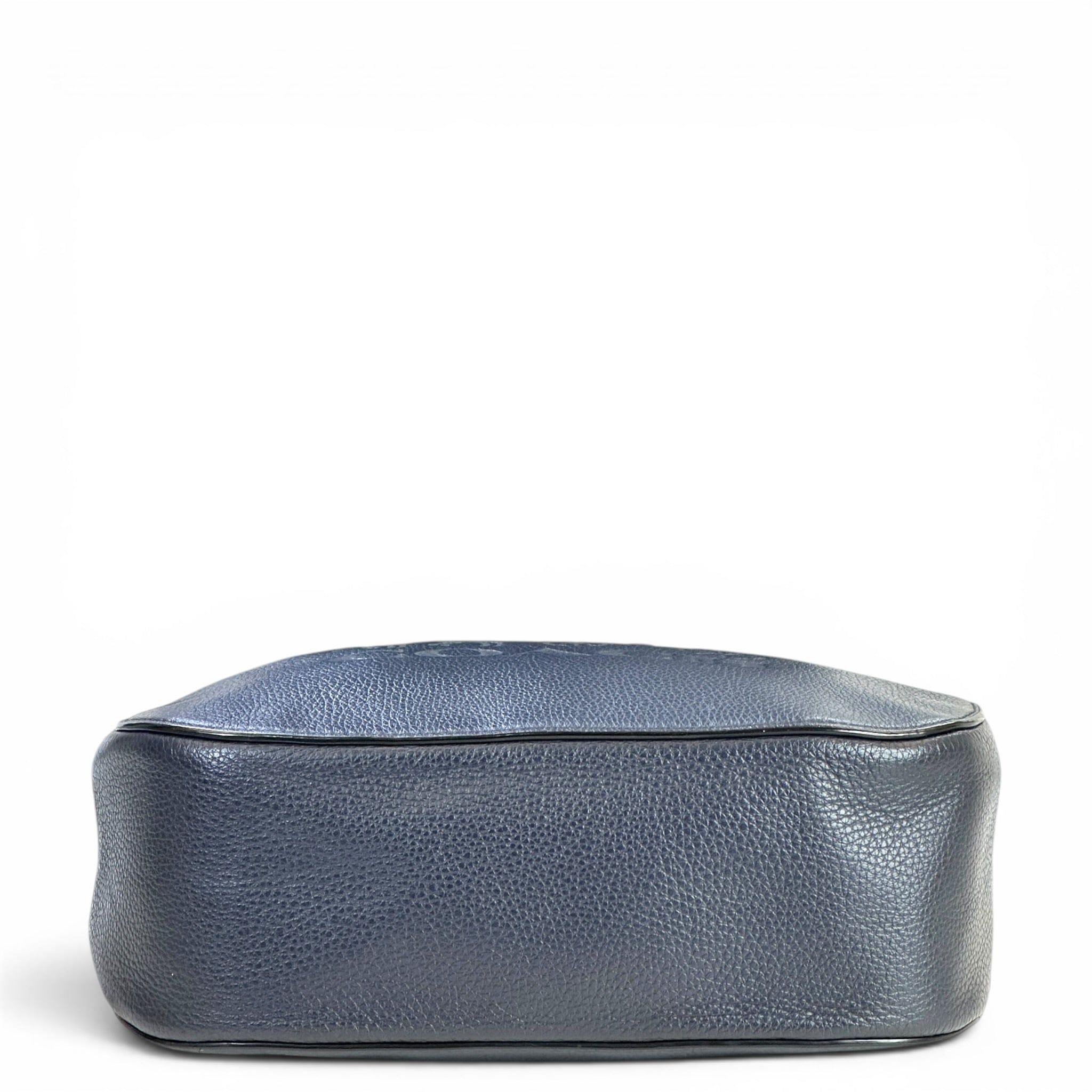 Coach Jes Hobo Blue Leather Bag