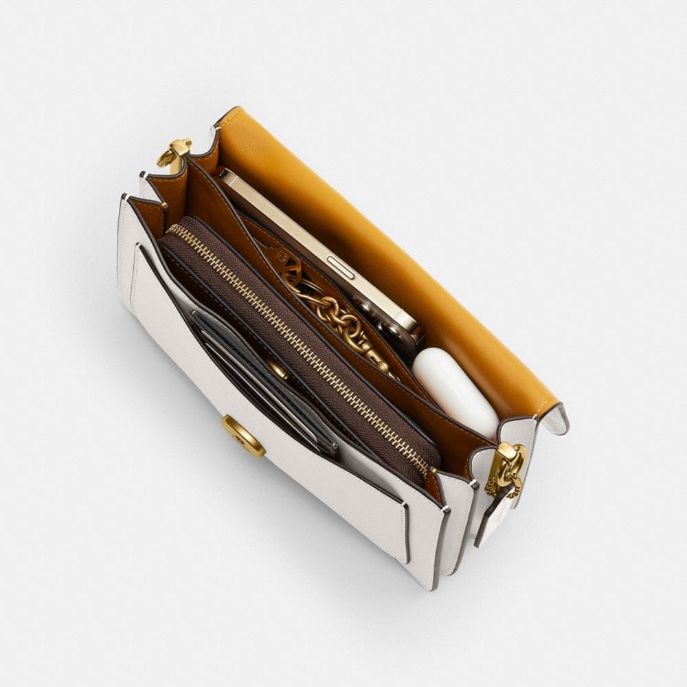 Coach Tabby Shoulder Bag 26 Brass Chalk