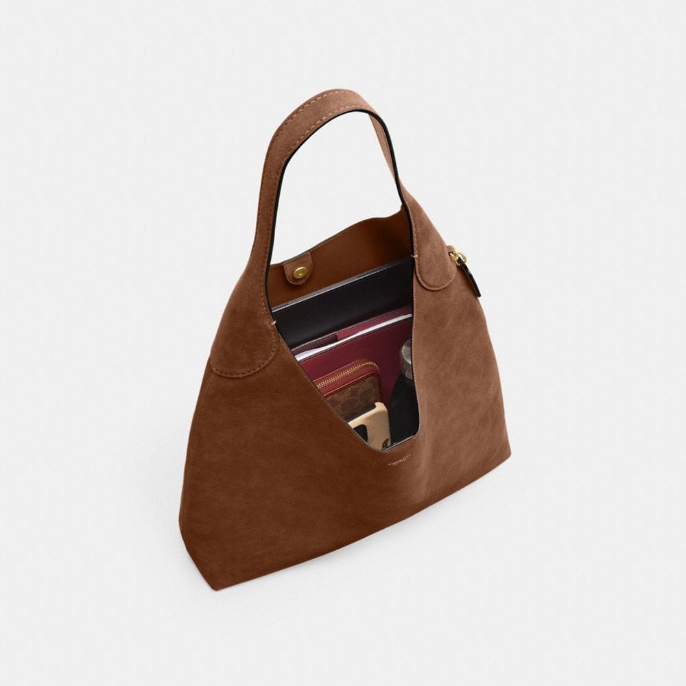 Coach Brooklyn Shoulder Bag 39 Brass Warm Brown