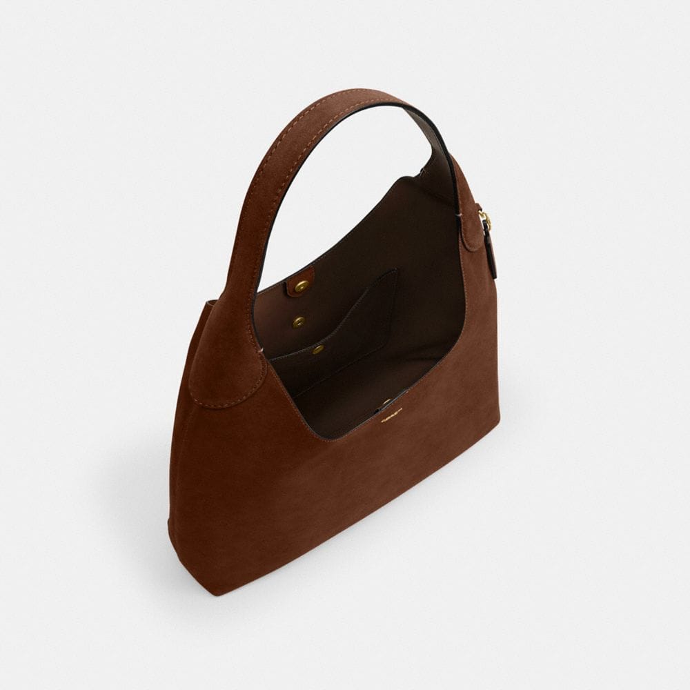 Coach Brooklyn Shoulder Bag 39 Brass Warm Brown