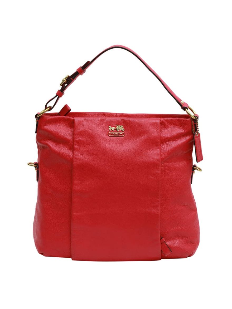 Coach Pink Leather Shoulder Bag