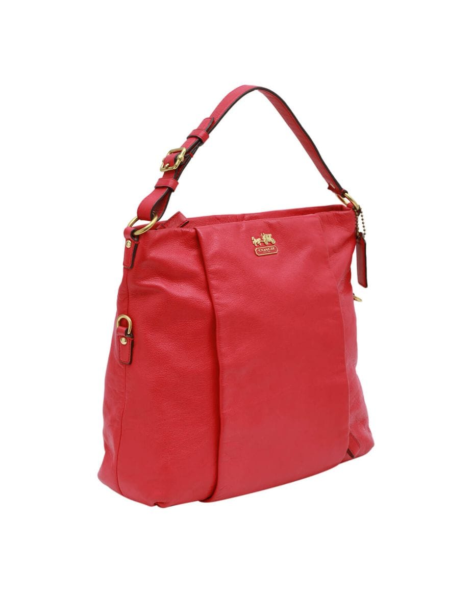 Coach Pink Leather Shoulder Bag