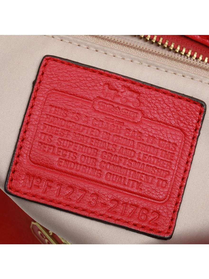 Coach Pink Leather Shoulder Bag