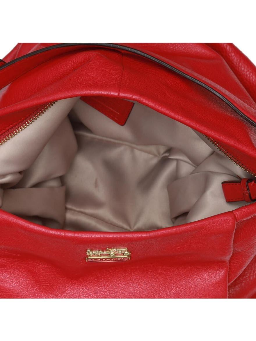 Coach Pink Leather Shoulder Bag