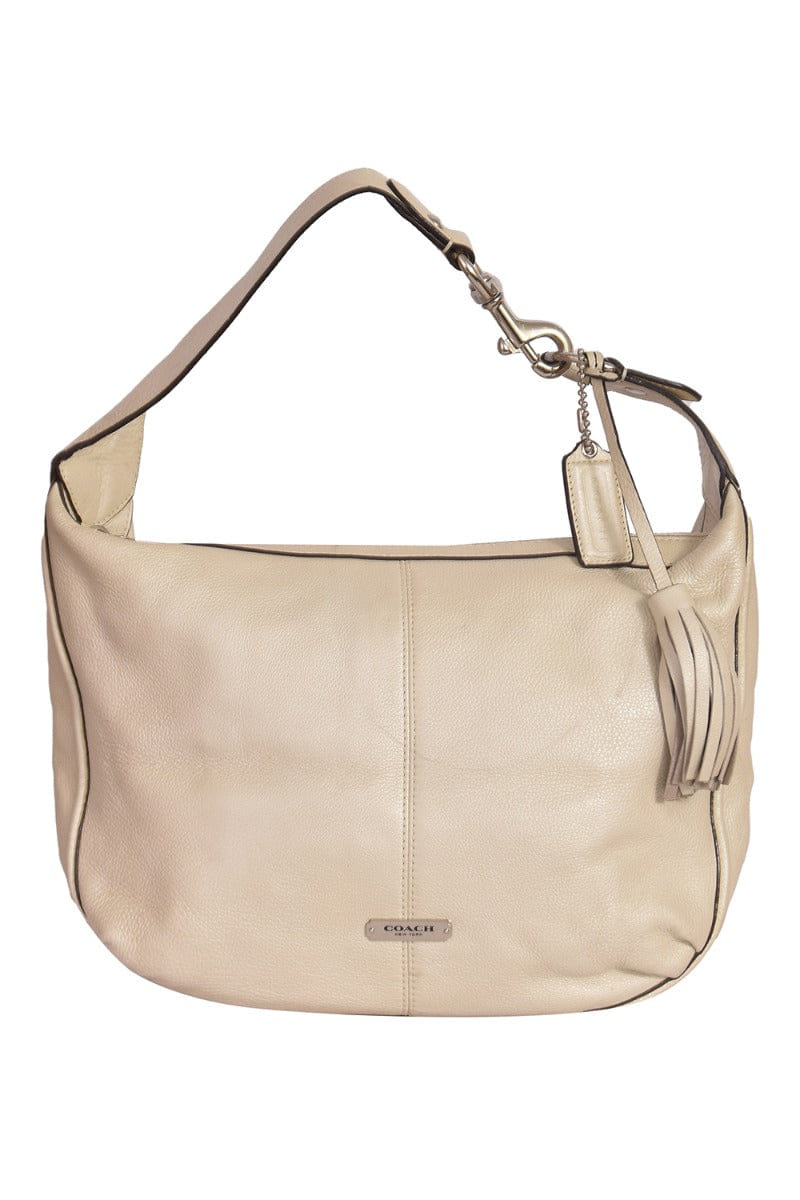 Coach Signature Off - White Shoulder Bag