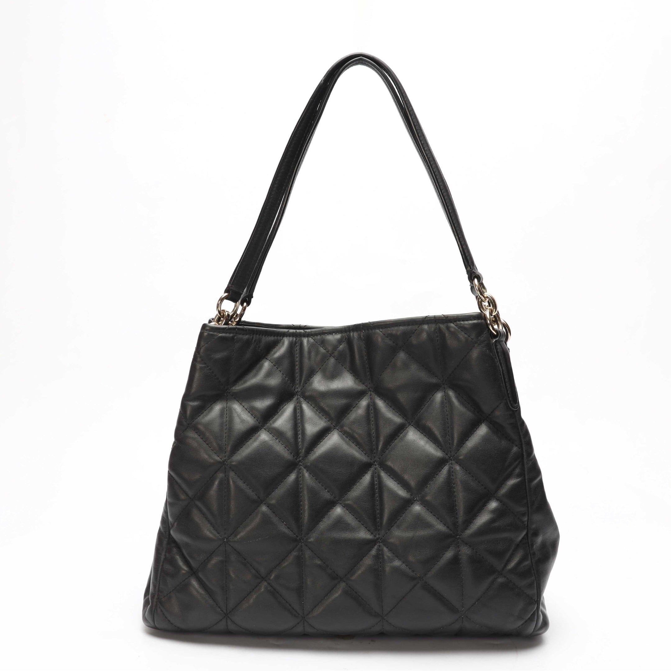 Coach Black Quilted Phoebe Madison Shoulder Bag