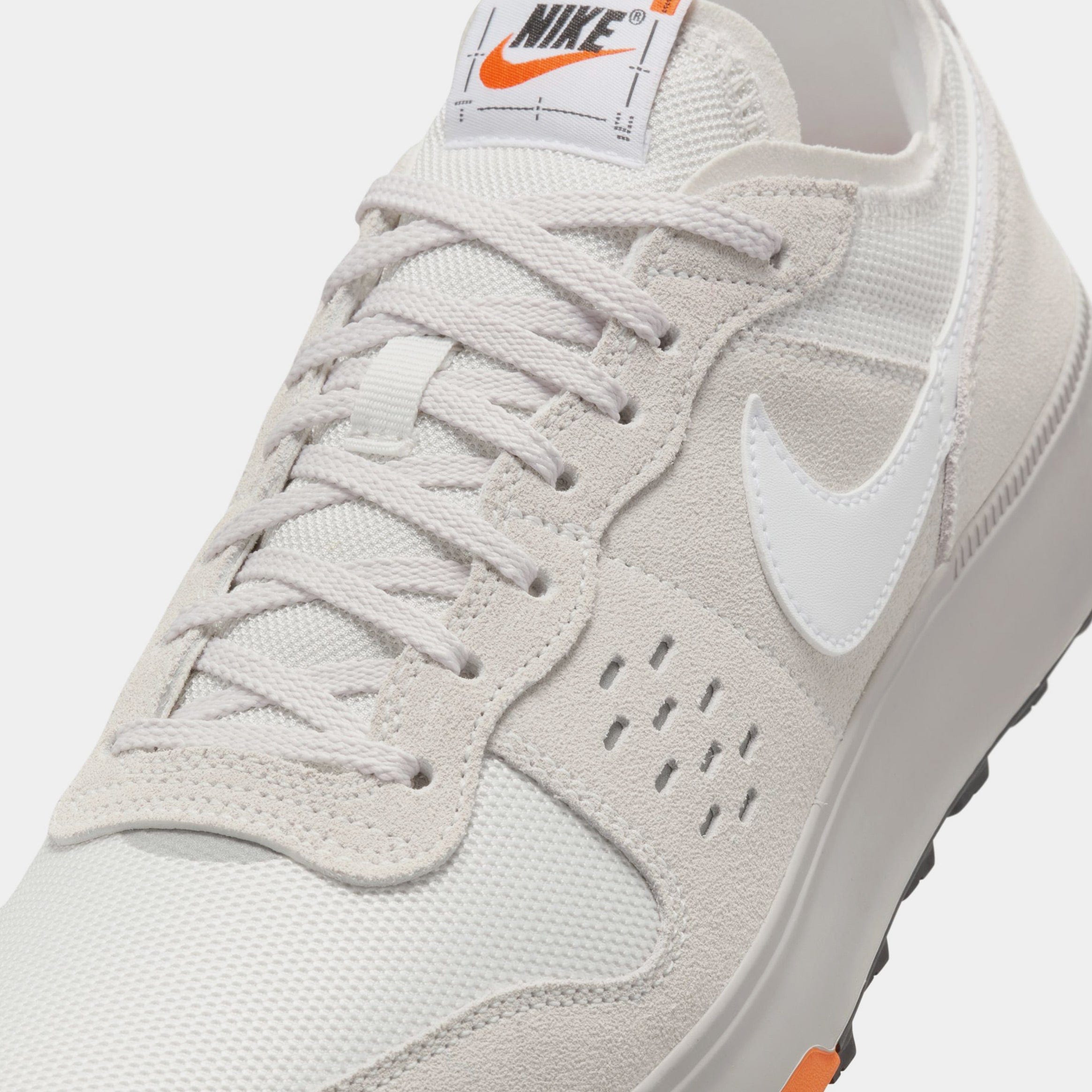 Nike C1TY Safety Cone Mens Lifestyle Shoes (White/Light Bone/Orange)