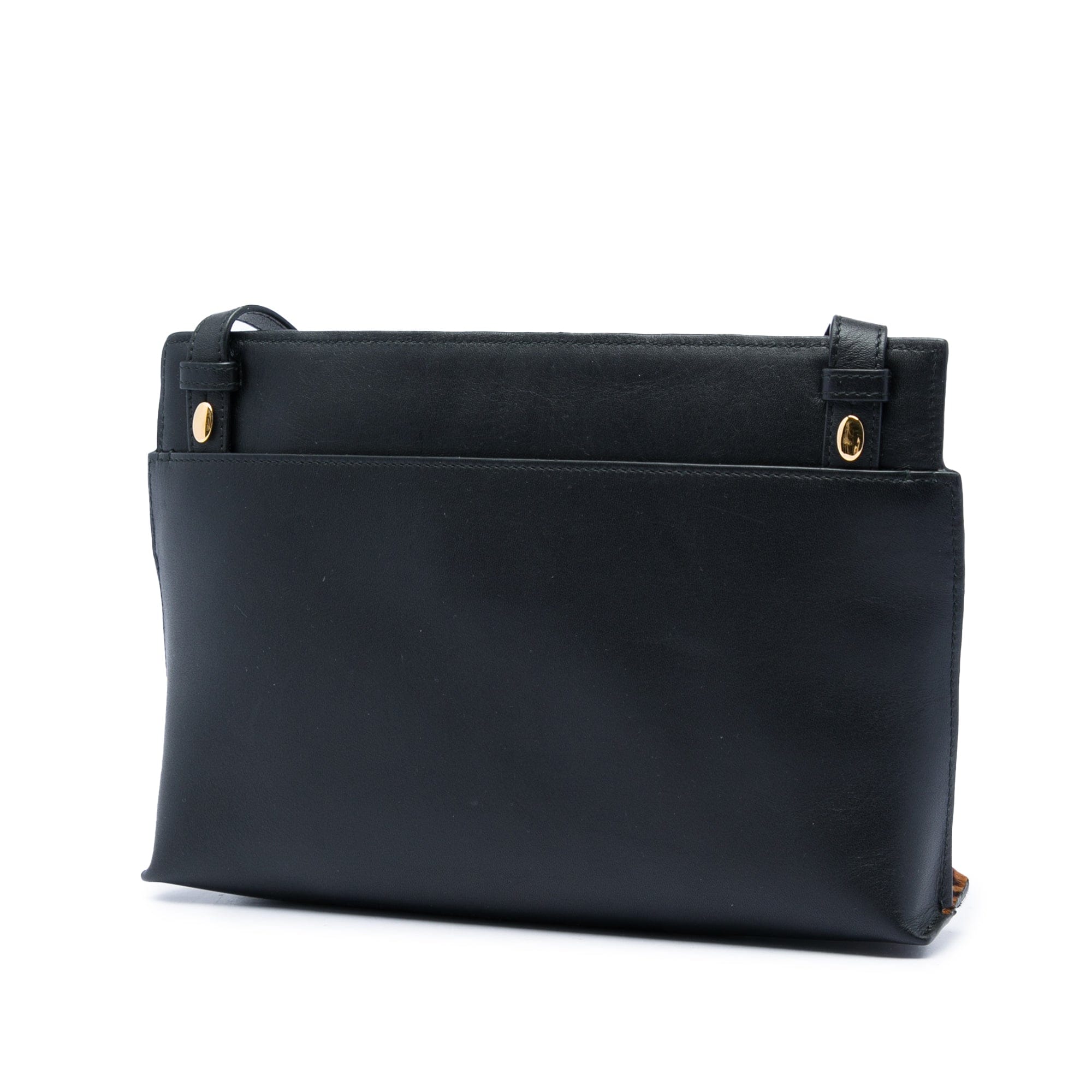 Loewe Pony Hair Leopard Print and Calfskin Crossbody