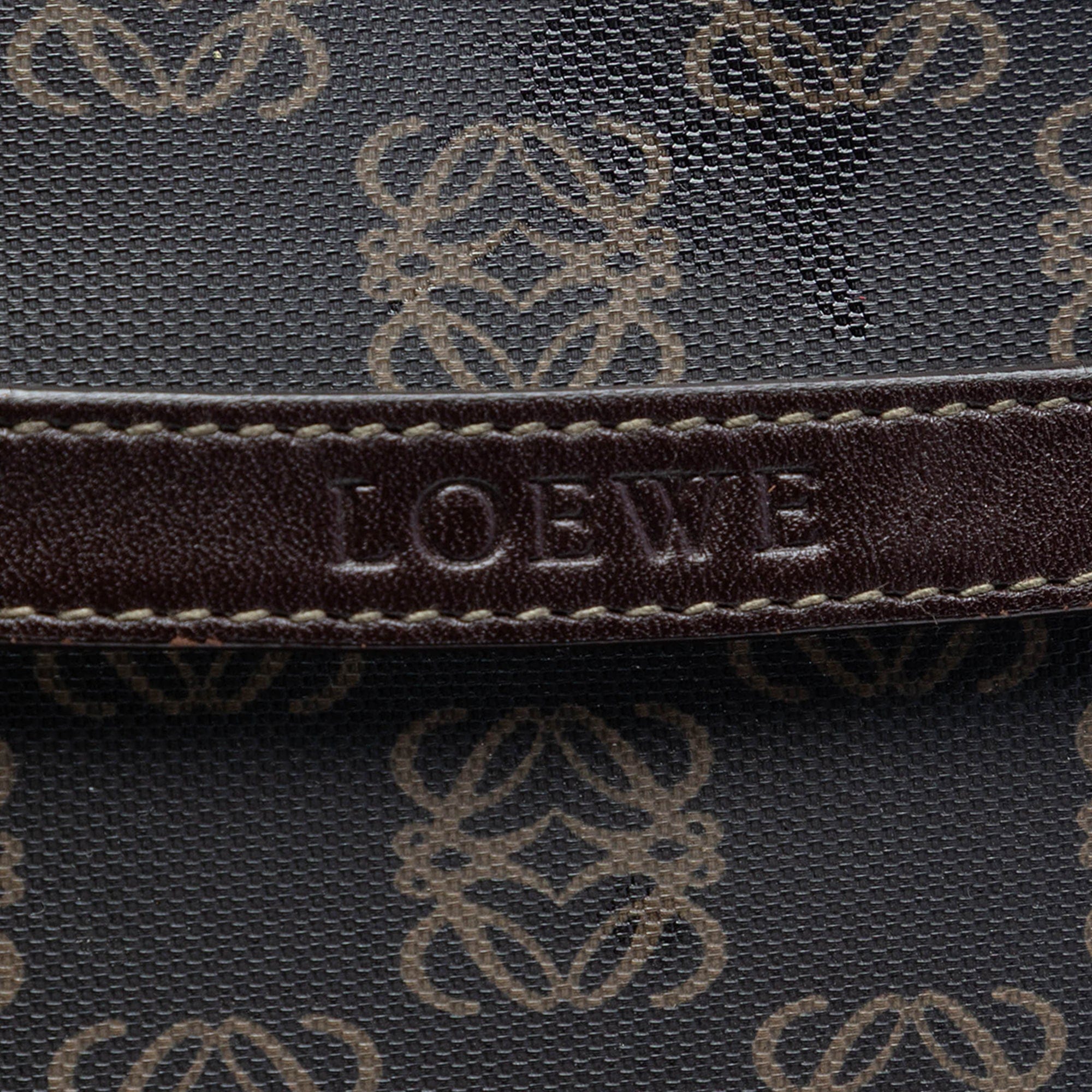 Loewe Anagram Coated Canvas Crossbody