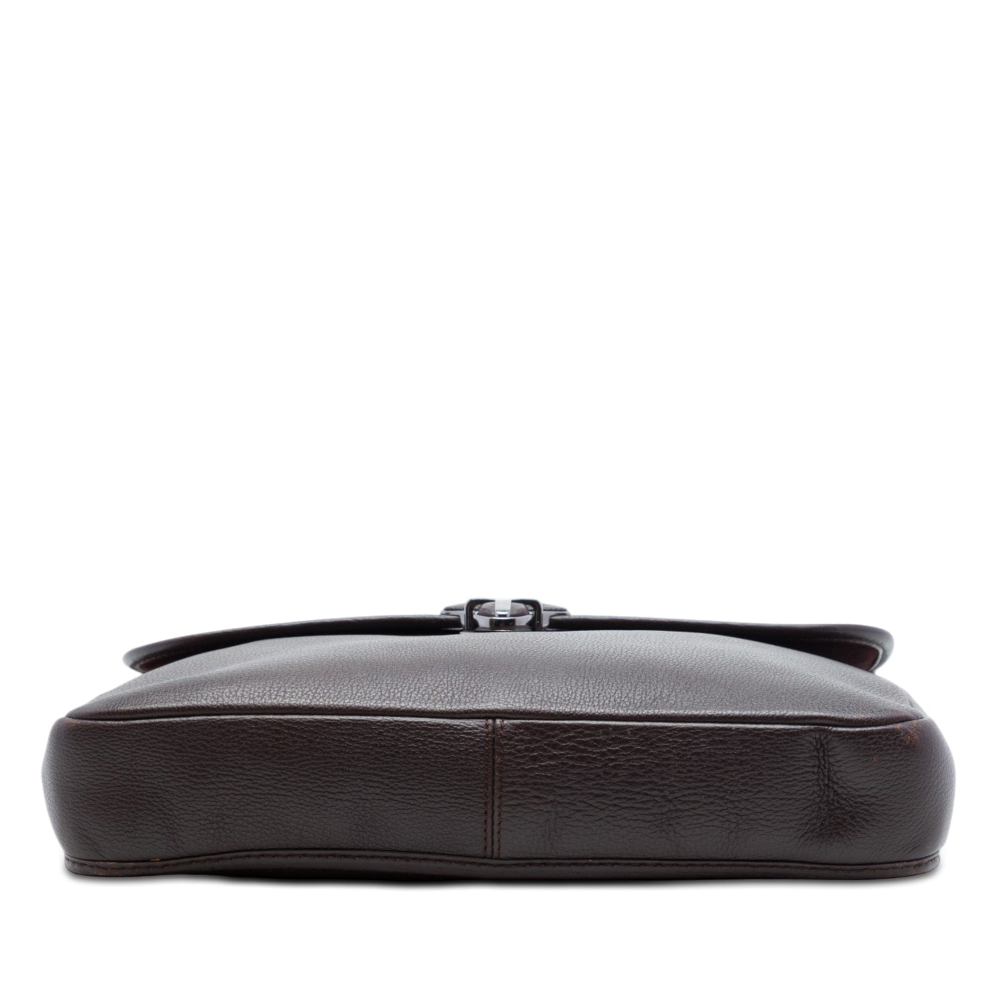Loewe Leather Anagram Flap Crossbody