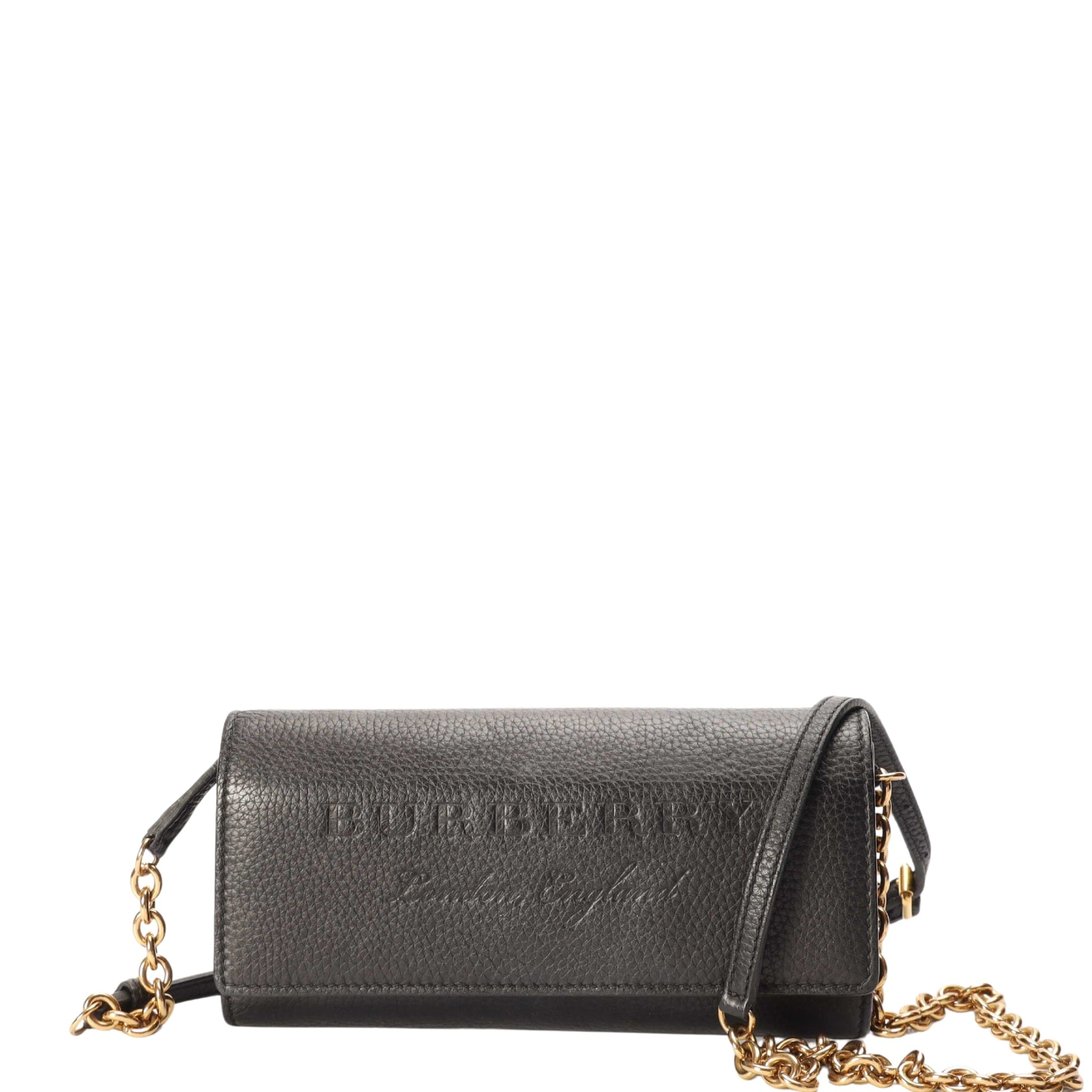 Burberry Black Chain Wallet