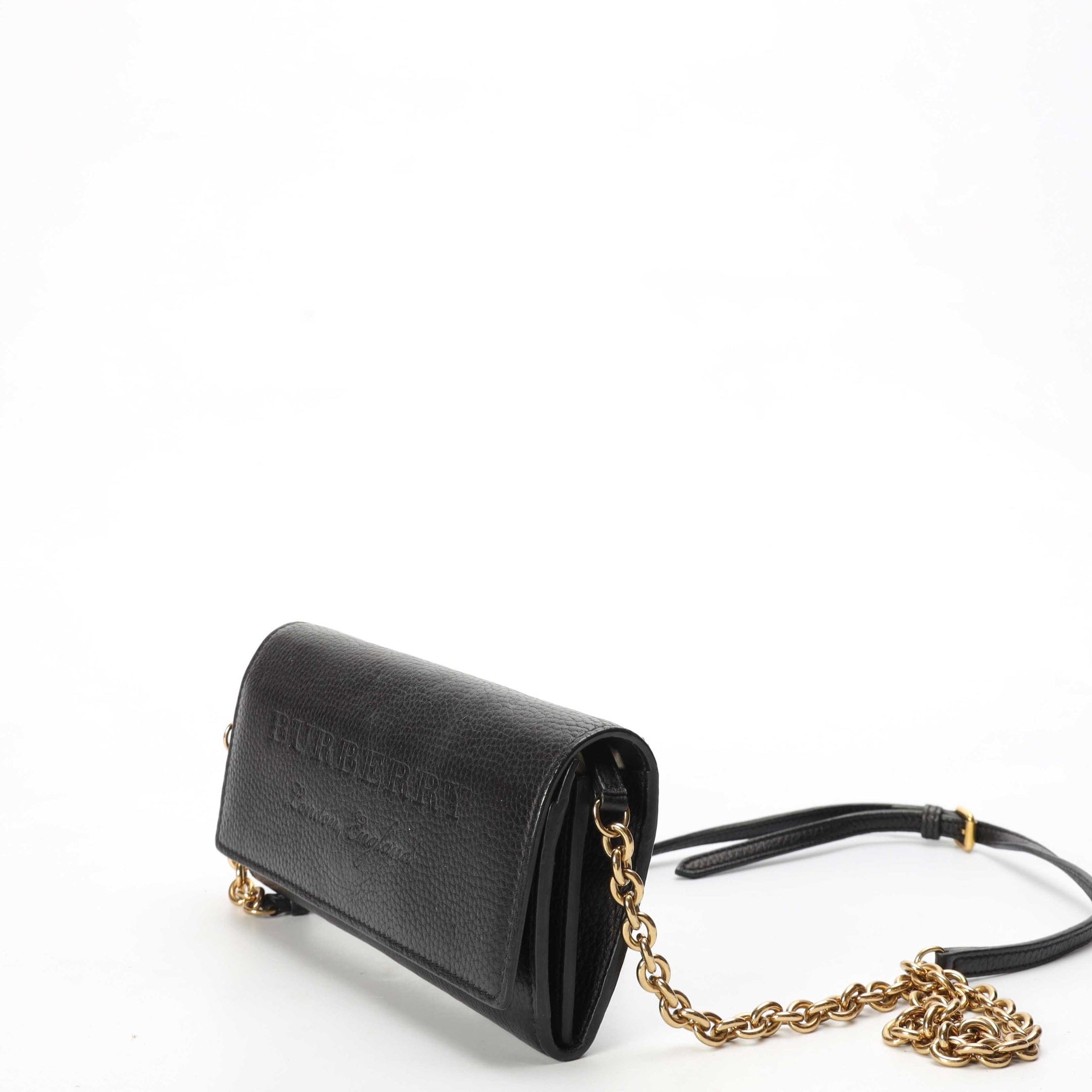 Burberry Black Chain Wallet
