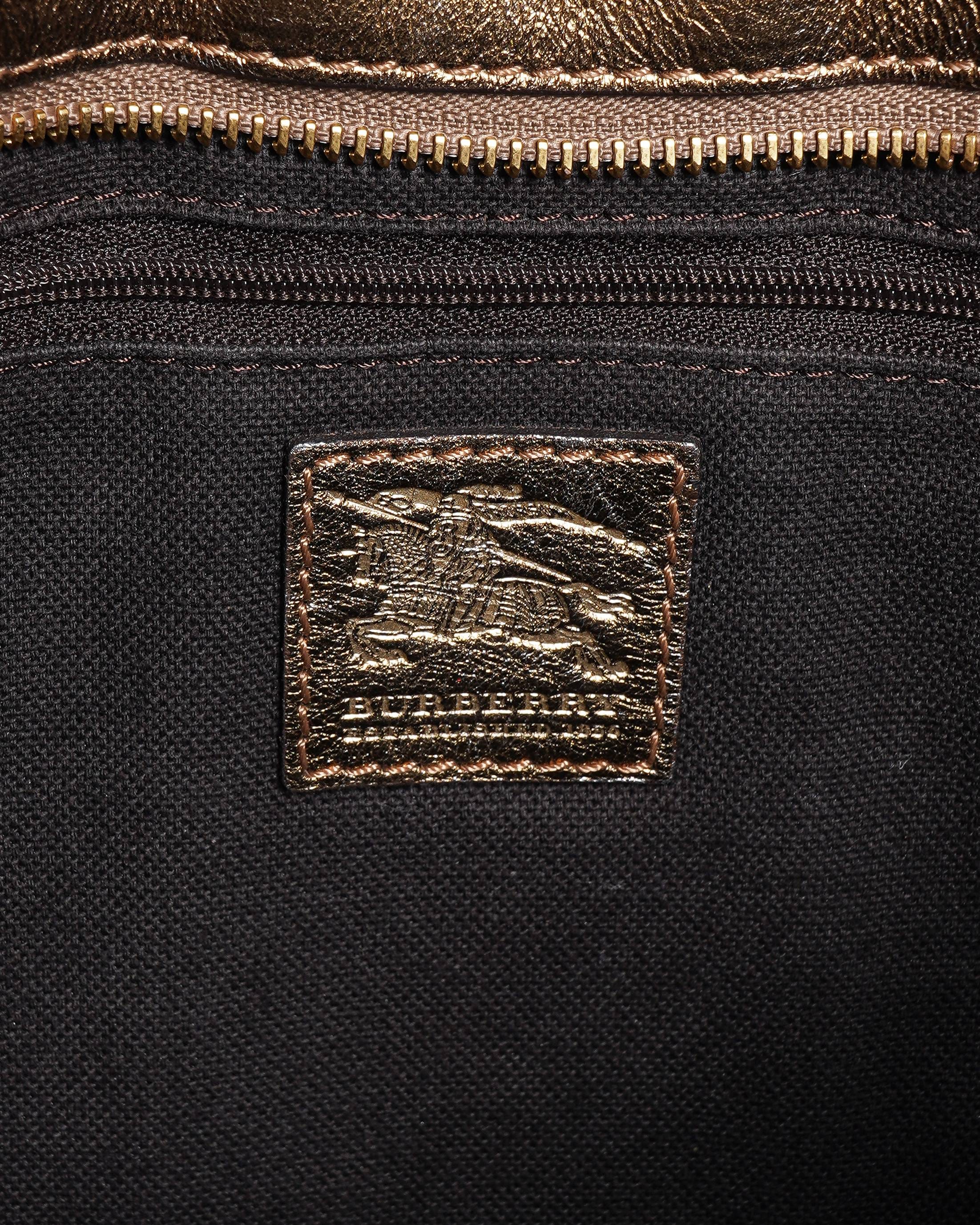 Burberry haymarket check hobo bag