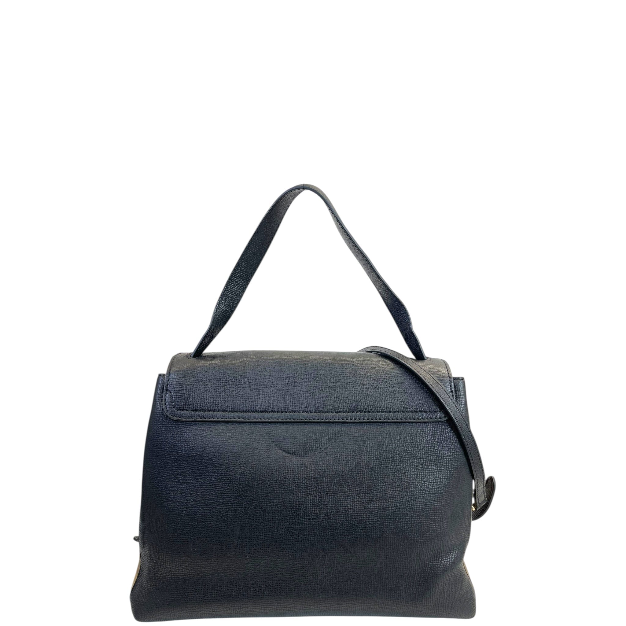 Burberry Camberley Top Handle Satchel Medium Black/House Checks
