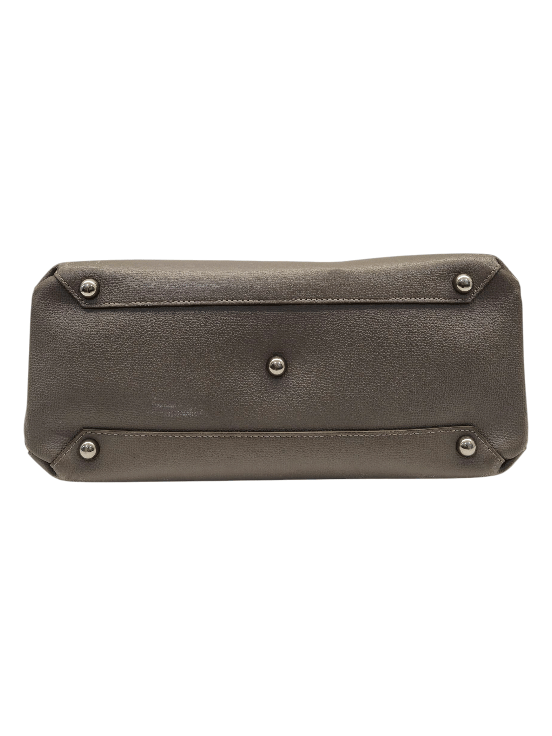 Burberry Plaid Leather Banner Handle Bag