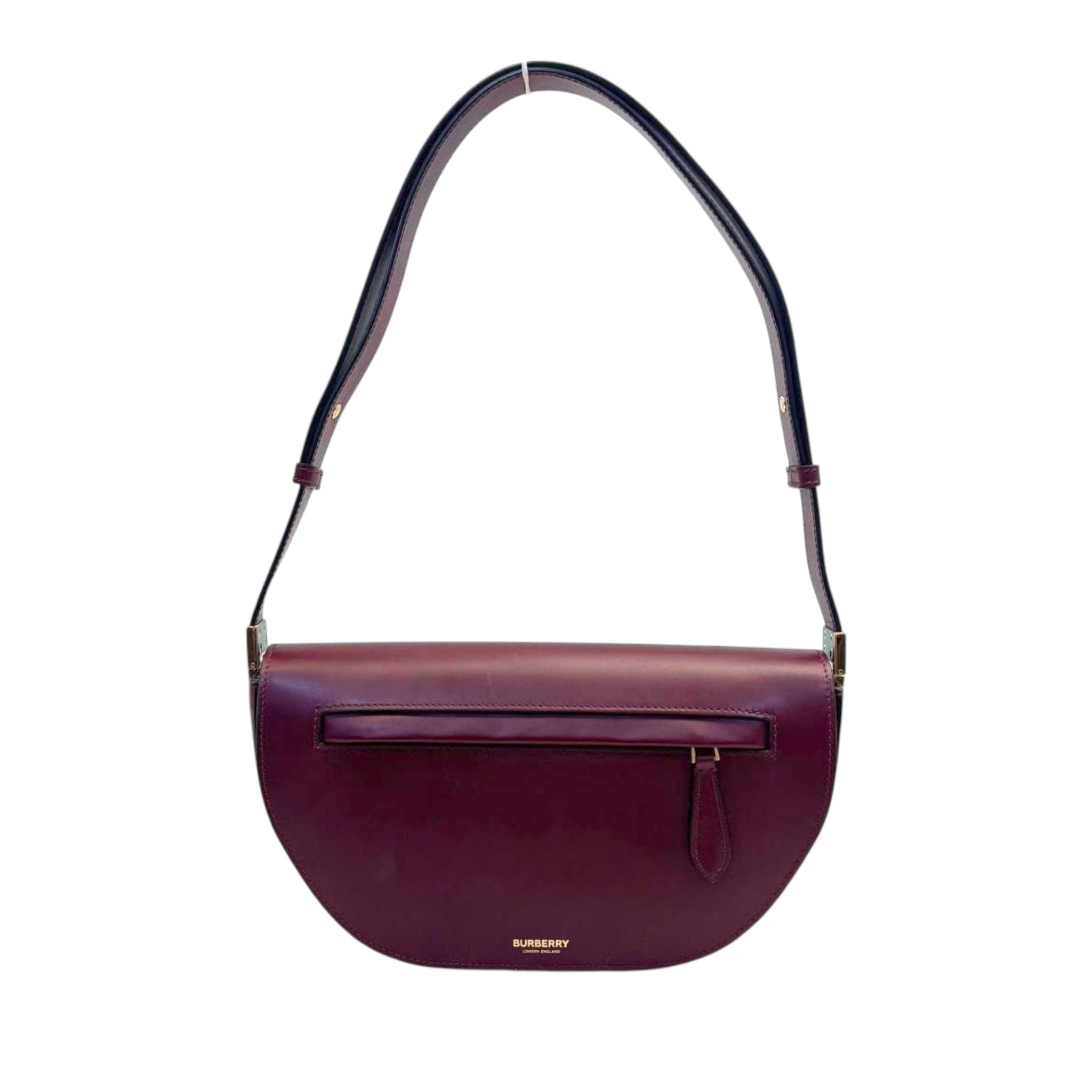 Burberry Burgundy Olympia Small Bag