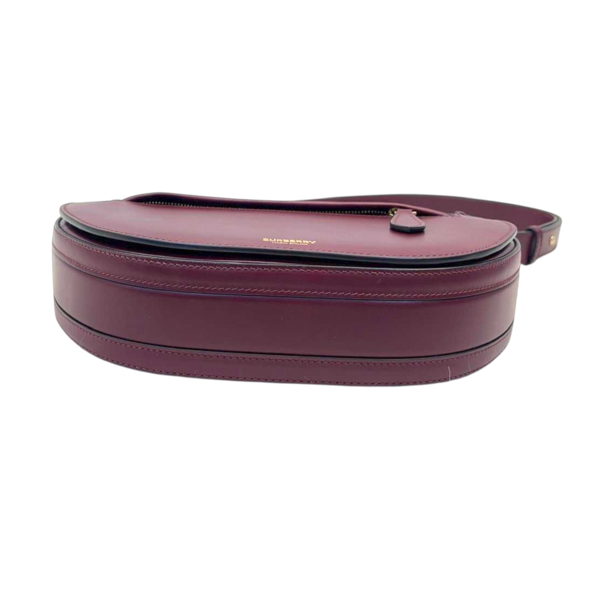 Burberry Burgundy Olympia Small Bag