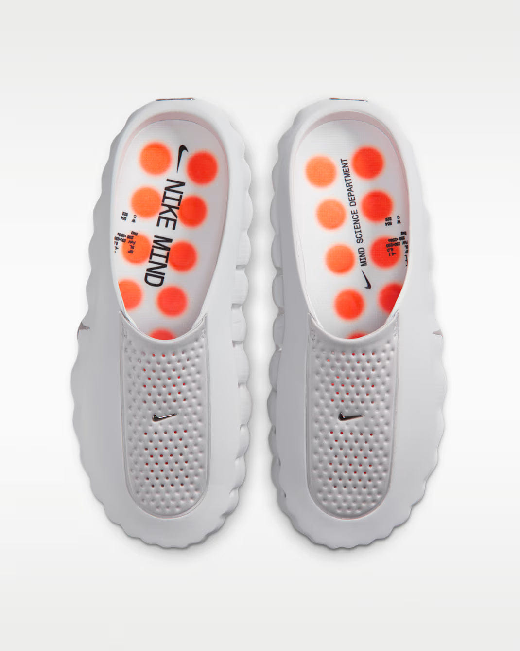 Nike Mind 001 Pregame Mules - Light Smoke Grey