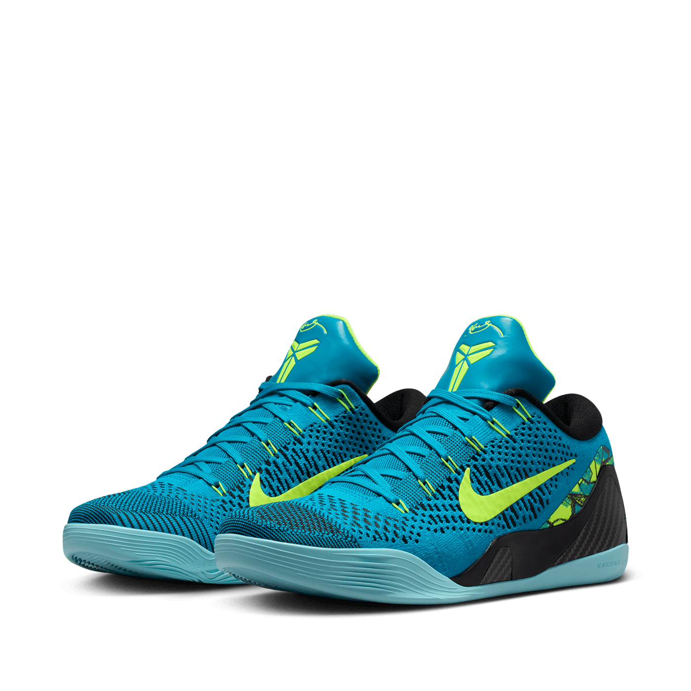 Nike Kobe 9 Elite Low Protro Neo Turq and Volt