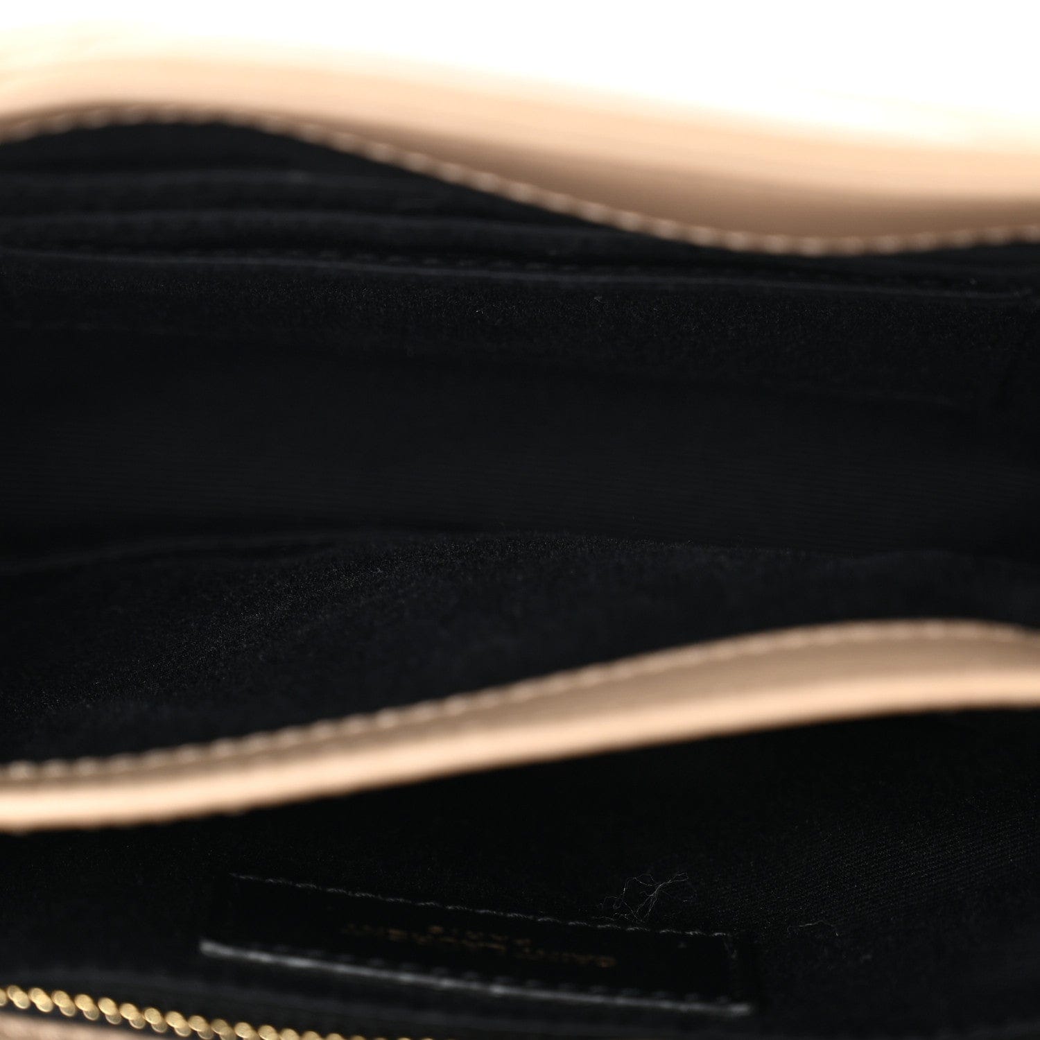 Saint Laurent Calfskin Y Quilted Monogram Toy Loulou Crossbody Bag Dark Beige