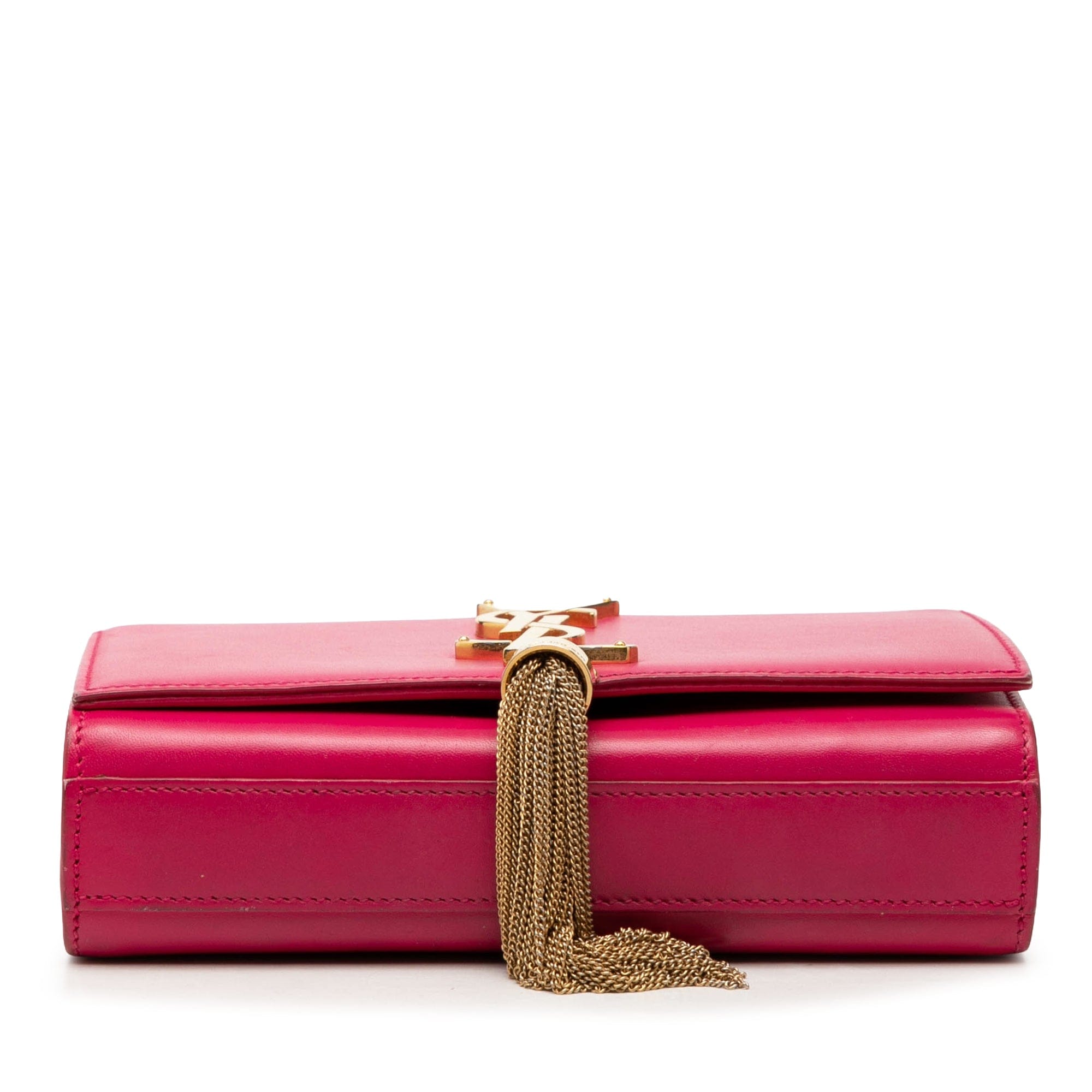 Saint Laurent Small Smooth Calfskin Monogram Kate Tassel Crossbody