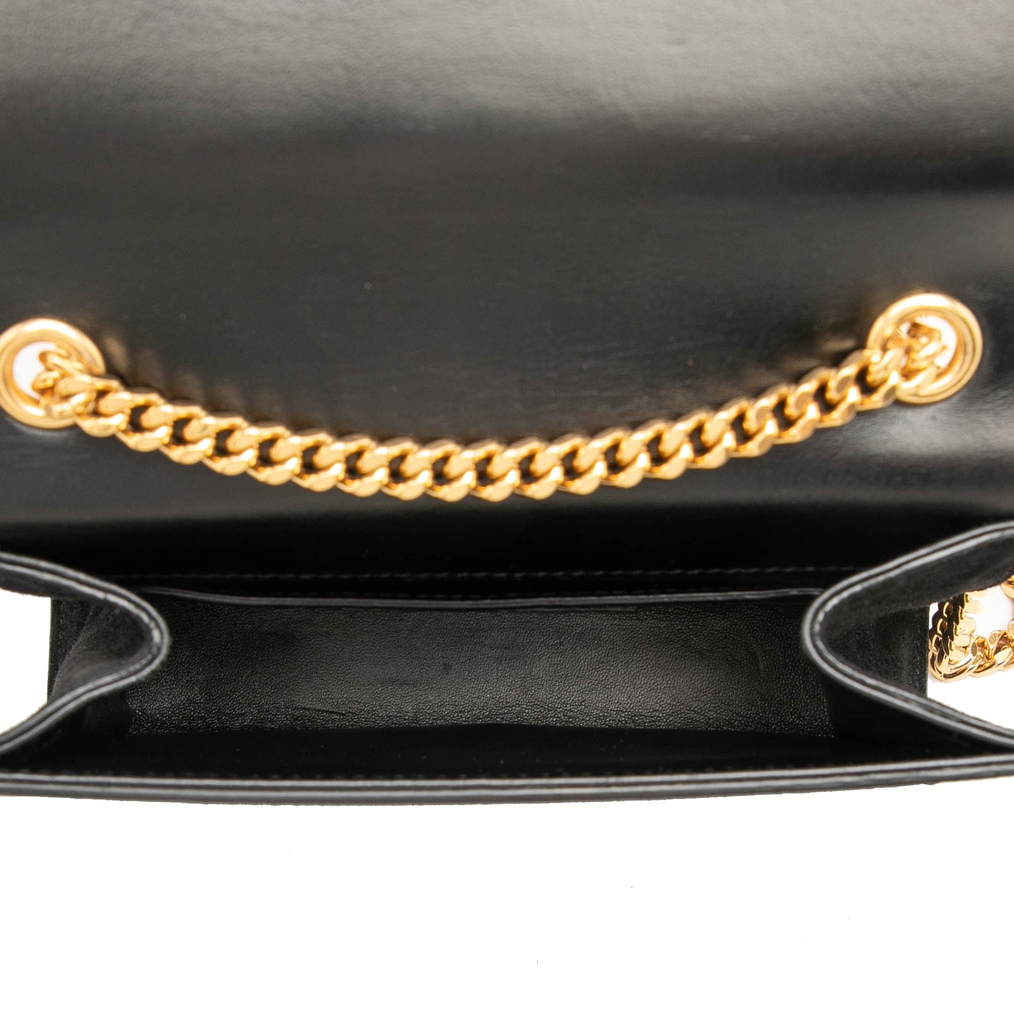 Saint Laurent Small Suede Monogram Kate Tassel Crossbody