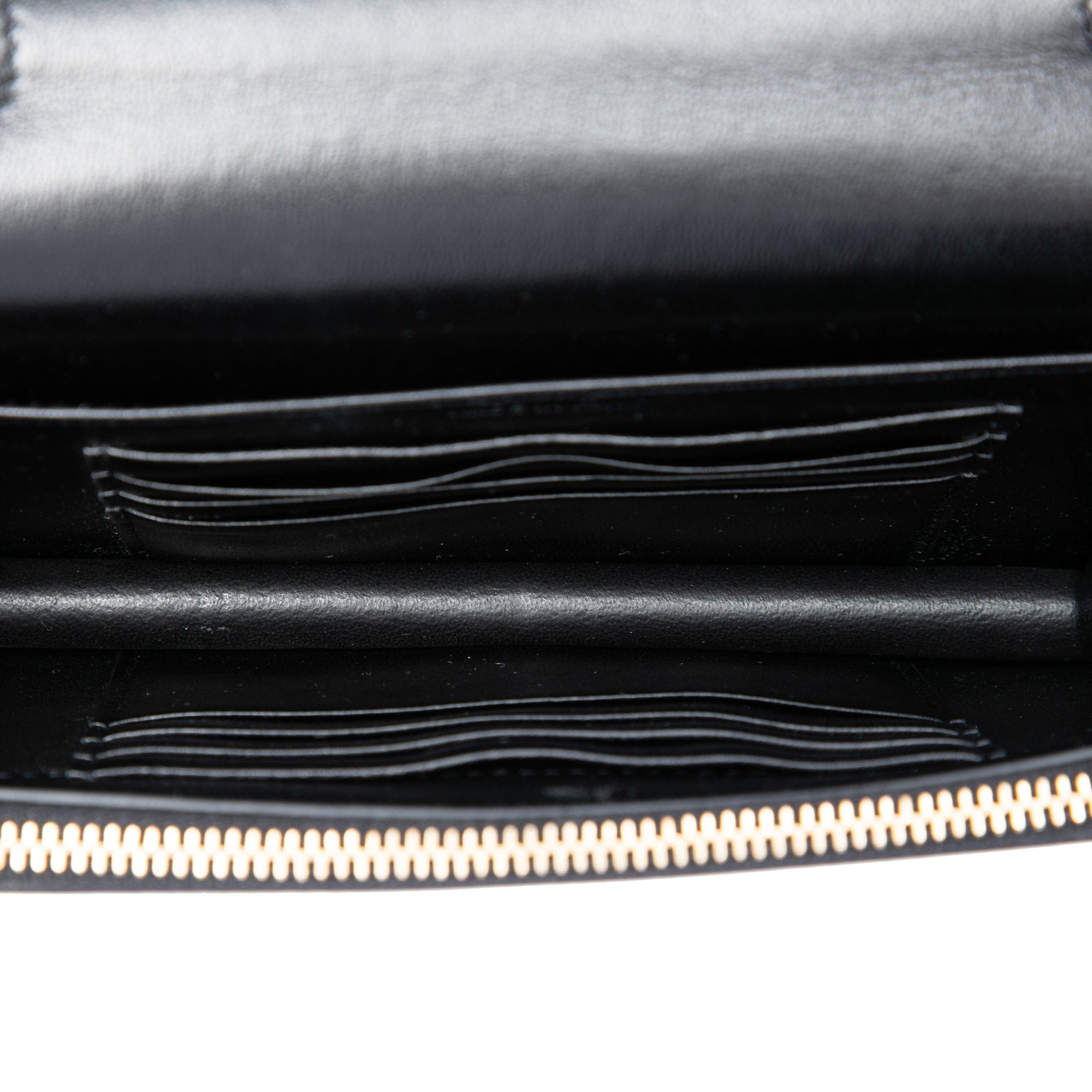 Saint Laurent Metallic Striped Fabric Monogram Kate Crossbody