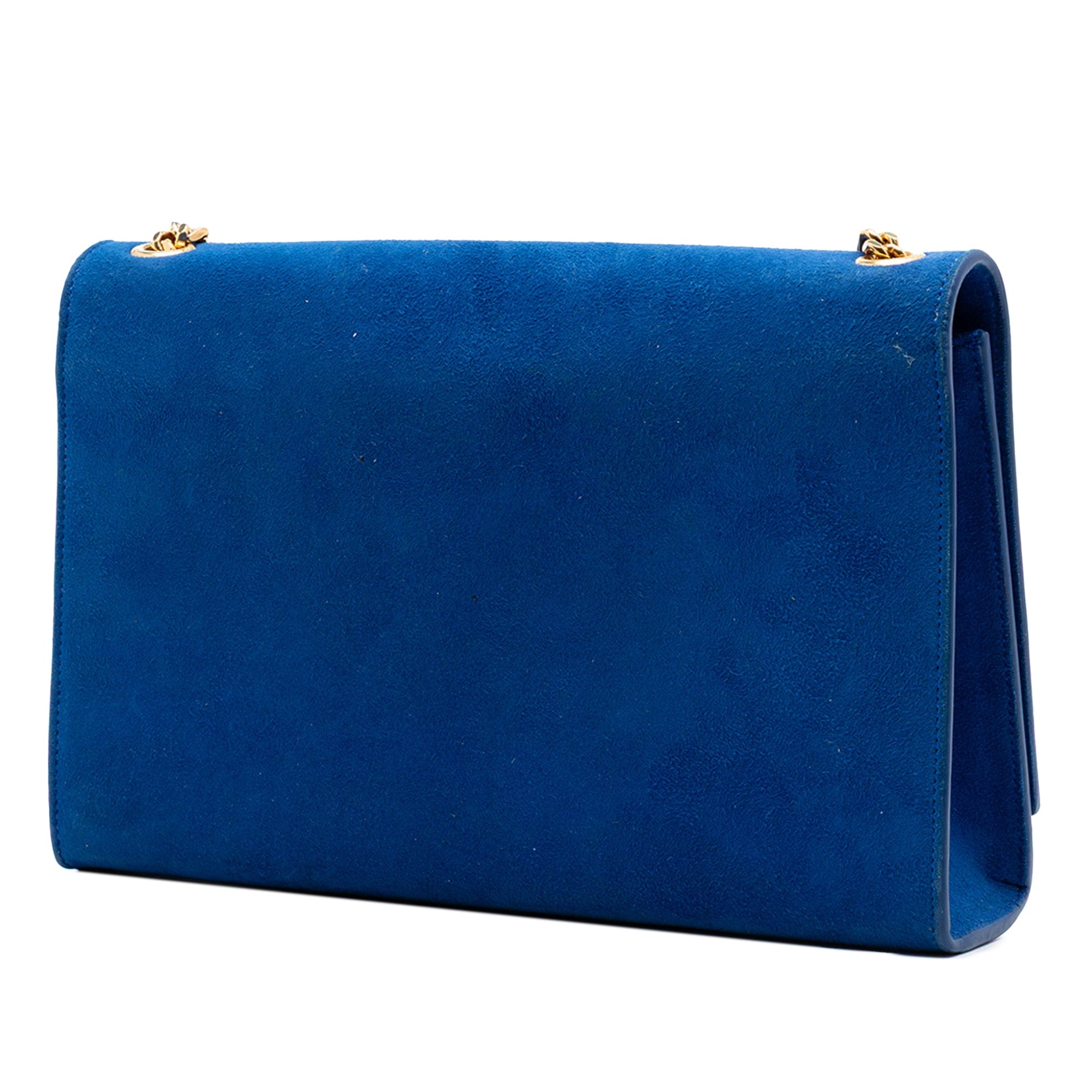 Saint Laurent Medium Suede Monogram Kate Tassel Crossbody