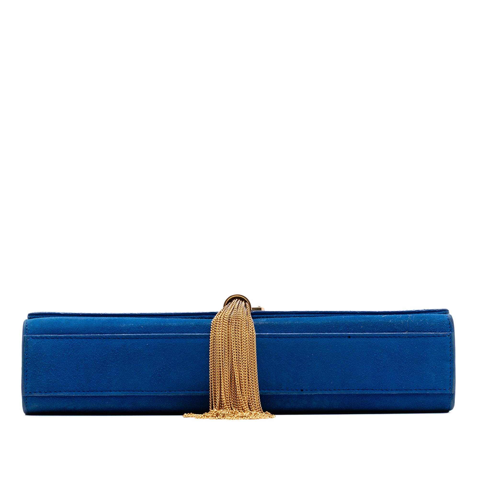 Saint Laurent Medium Suede Monogram Kate Tassel Crossbody