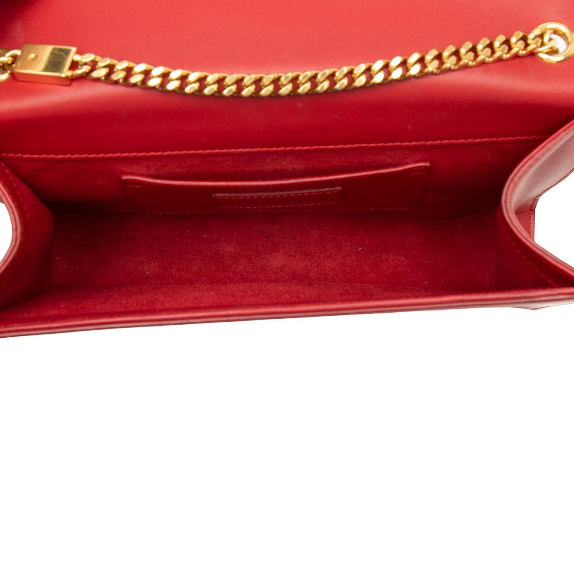 Saint Laurent Medium Smooth Calfskin Classic Monogram Kate Tassel Crossbody