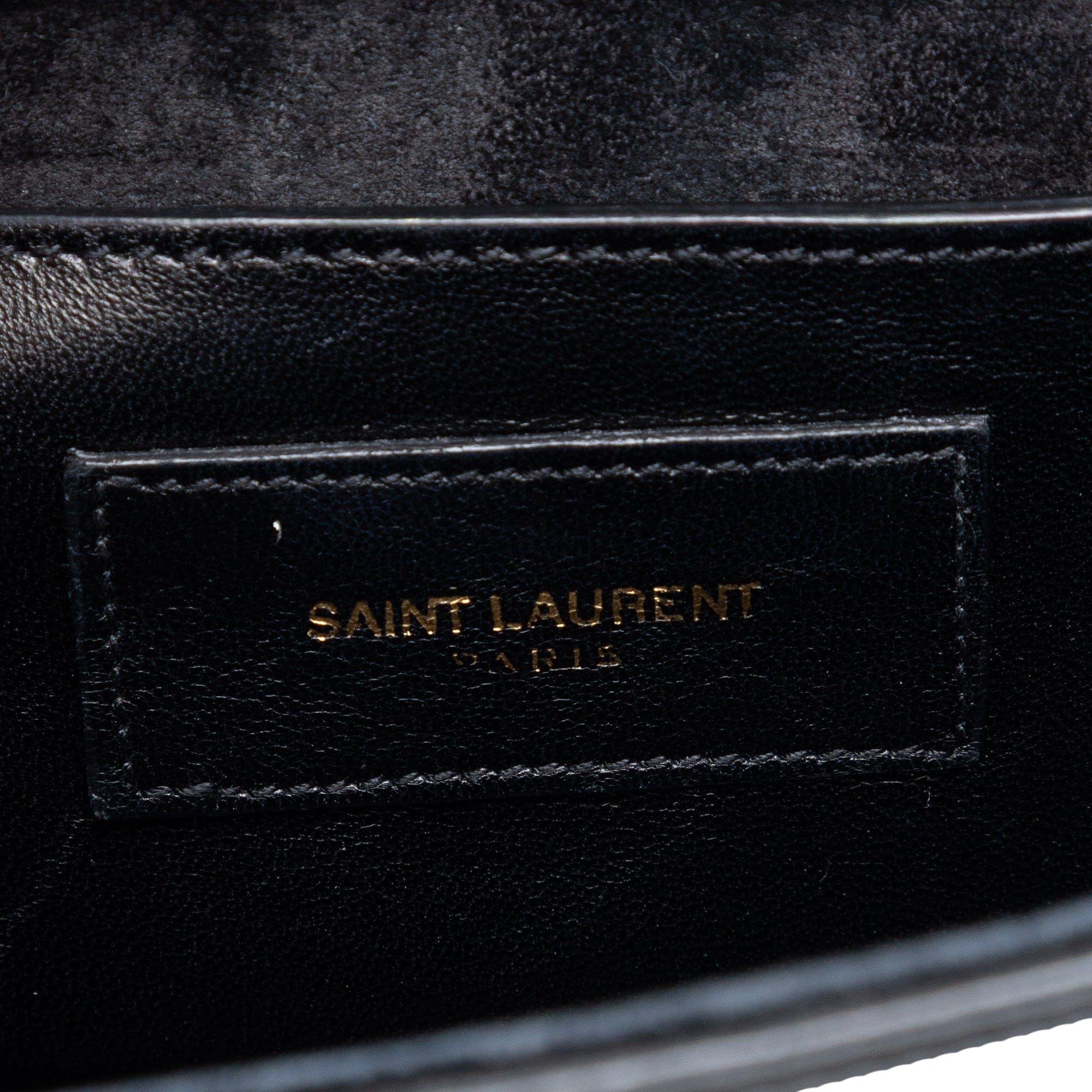 Saint Laurent Small Patent Classic Monogram Kate Tassel Crossbody