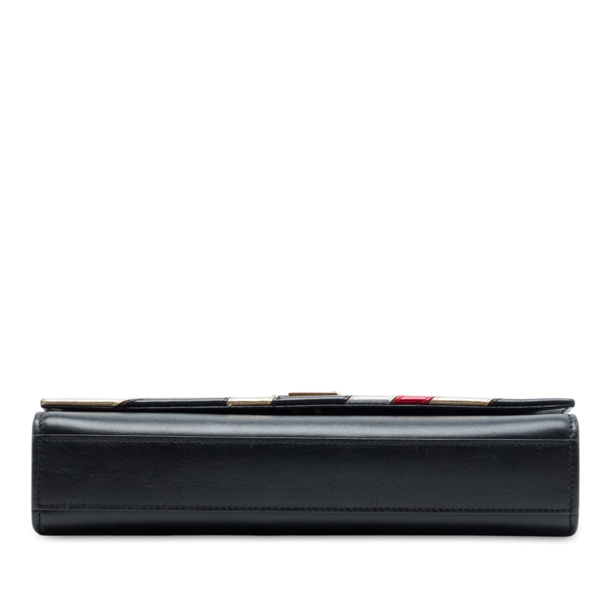 Saint Laurent Medium Smooth Calfskin Rockstar Patchwork Monogram Kate Crossbody