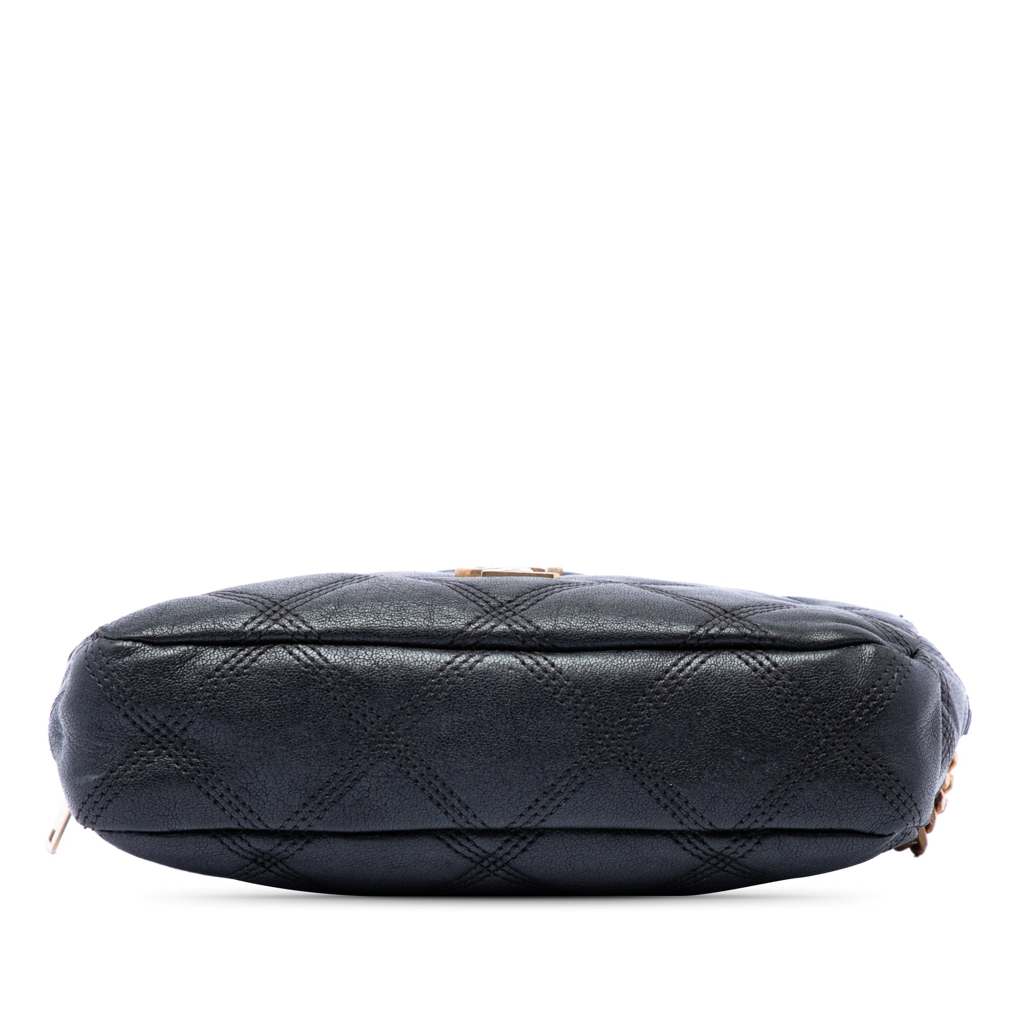 Saint Laurent Mini Quilted Lambskin Becky Double Zip Crossbody