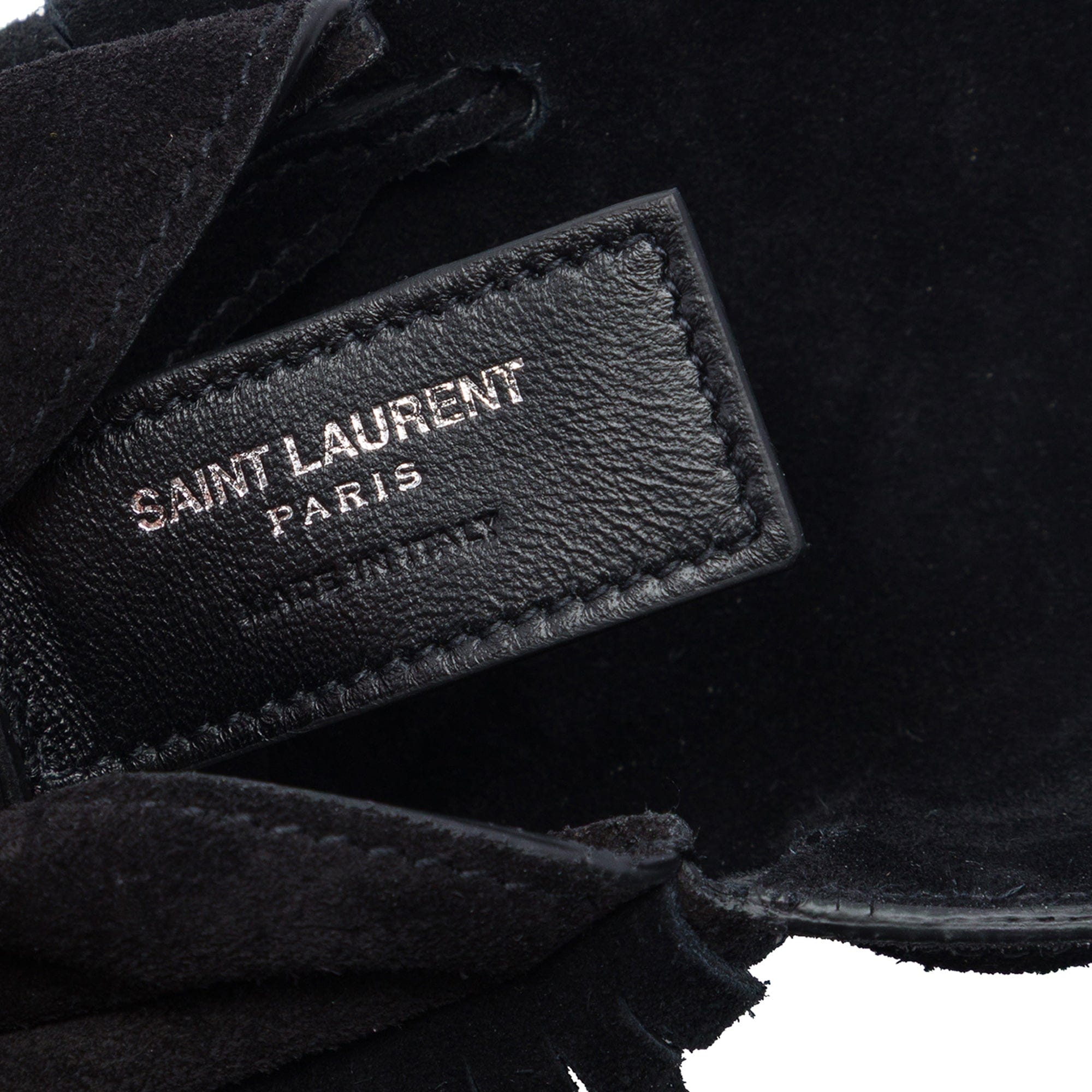 Saint Laurent Toy Suede Anita Fringed Crossbody