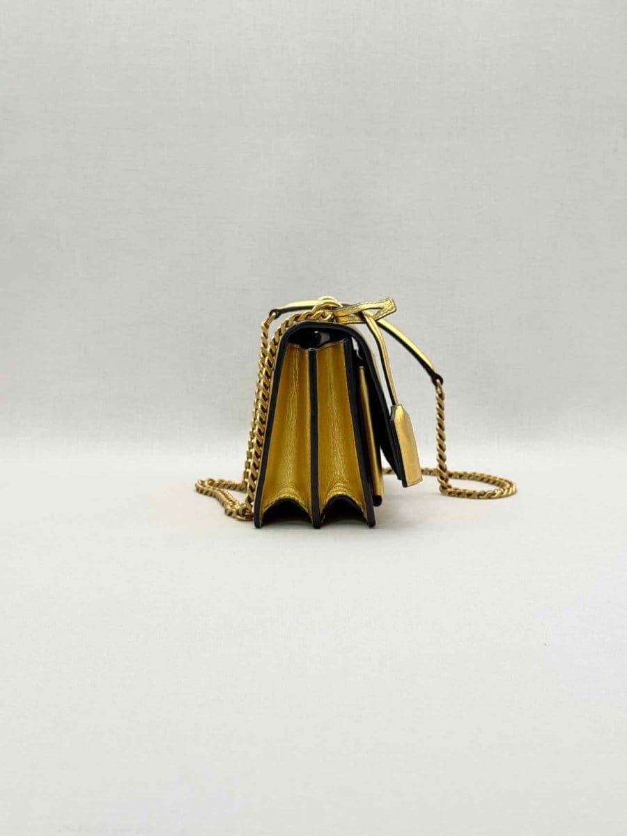 Saint Laurent Sunset Metallic Gold Crossbody