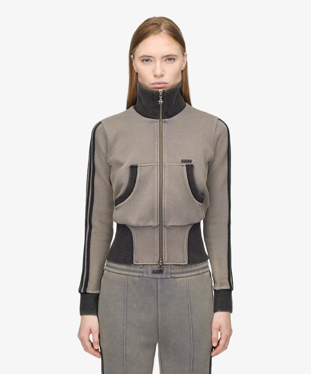ADIDAS ORIGINALS | x AVAVAV TRACK TOP { GREY FOUR