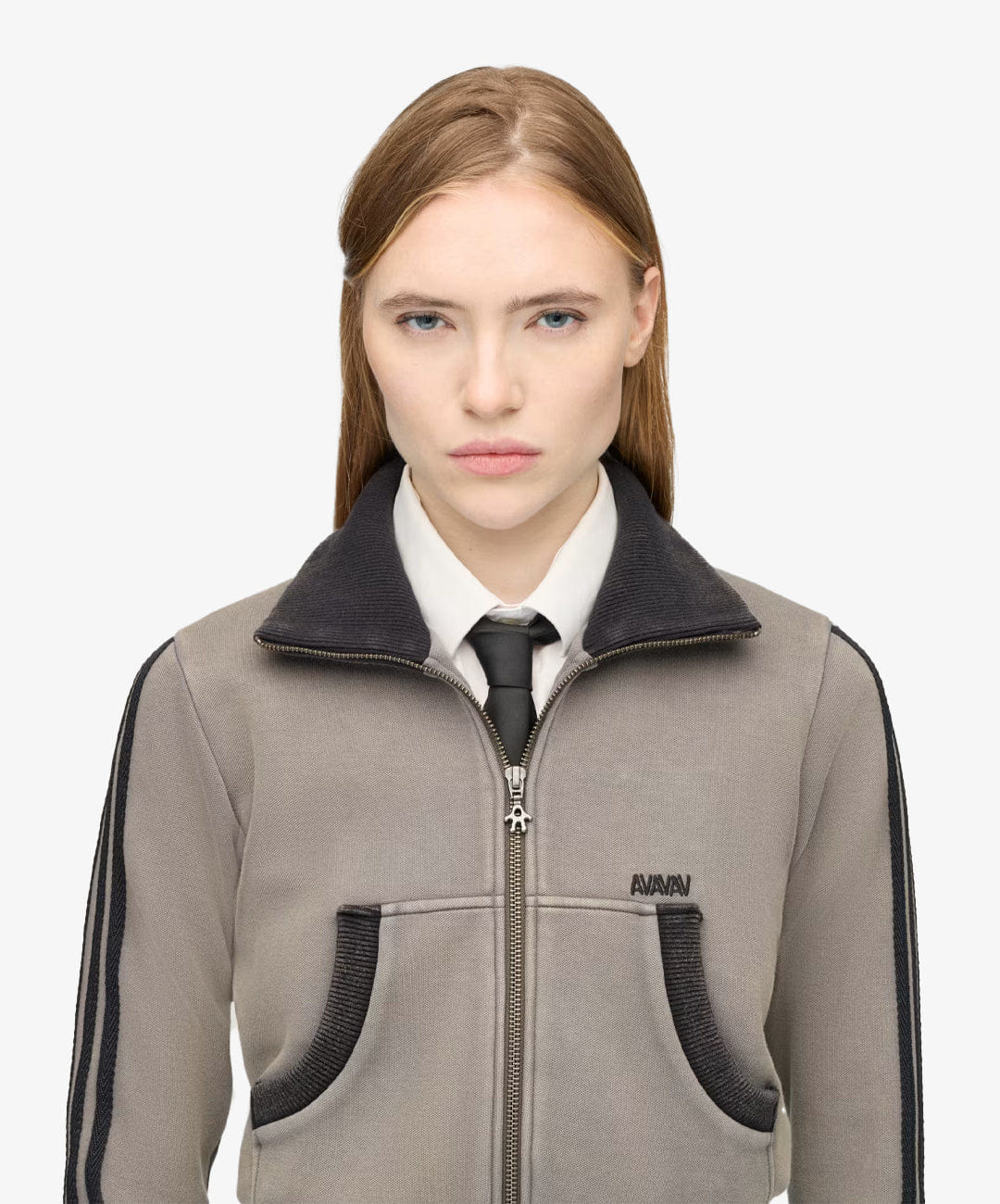 ADIDAS ORIGINALS | x AVAVAV TRACK TOP { GREY FOUR
