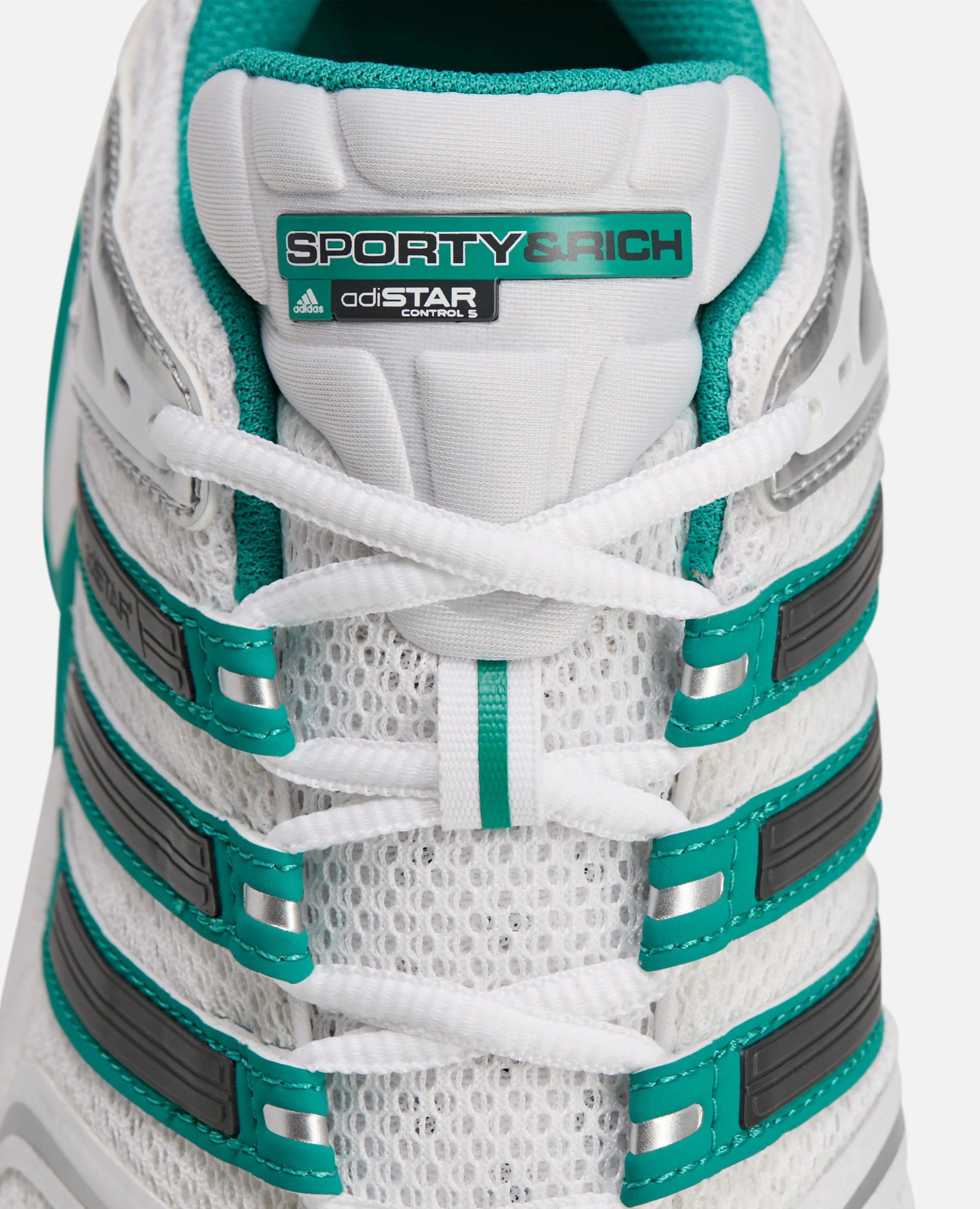 adidas Adistar Control 5 Sporty & Rich (Footware White/Carbon/Pure Teal)