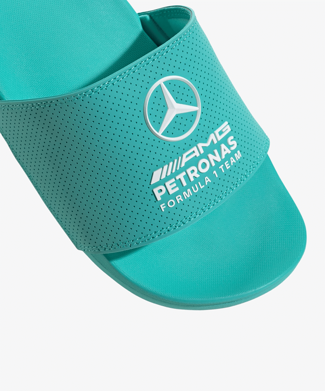 Adidas Originals | ADILETTE COMFORT MER SLIDES { SEMI MINT RUSH/CLOUD WHITE