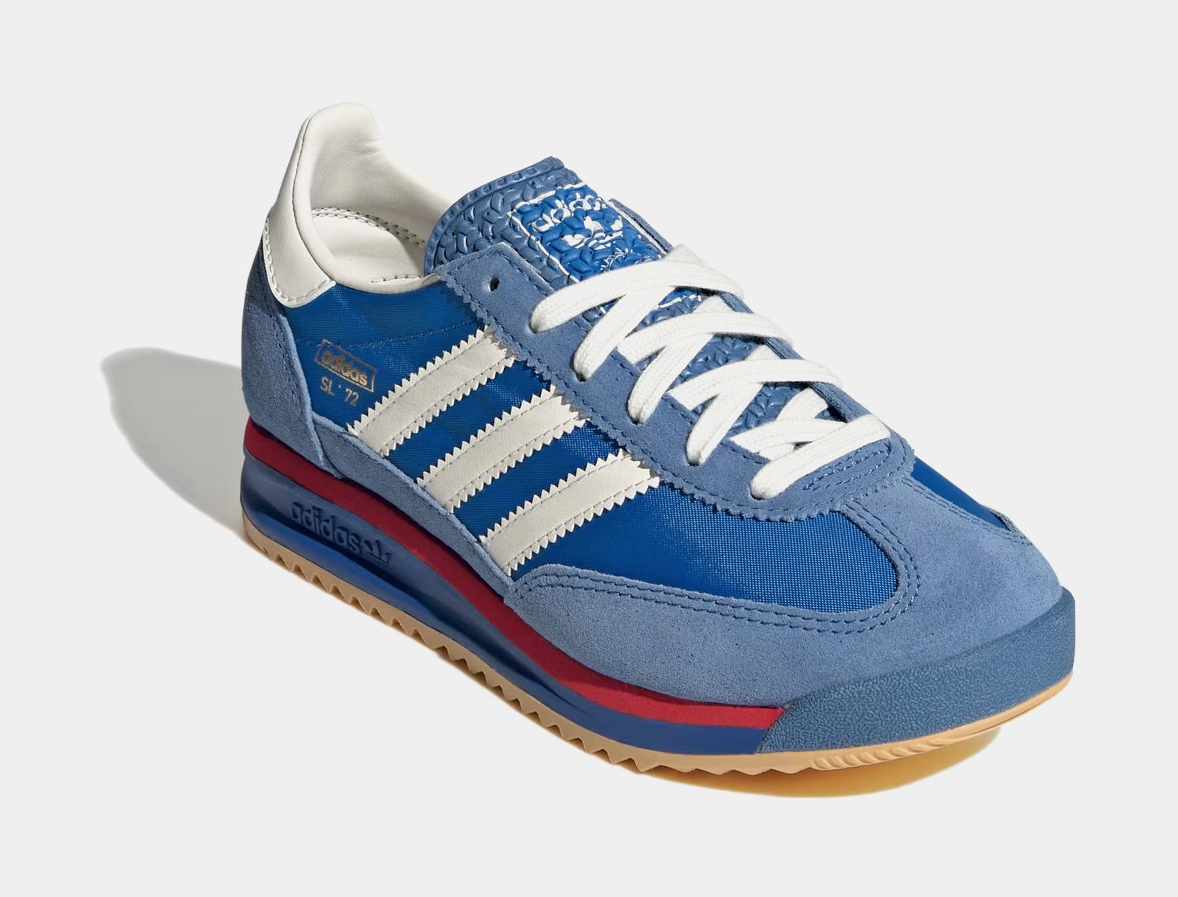 adidas SL 72 RS Grade School Lifestyle Shoes (Blue/Core White/Better Scarlet)