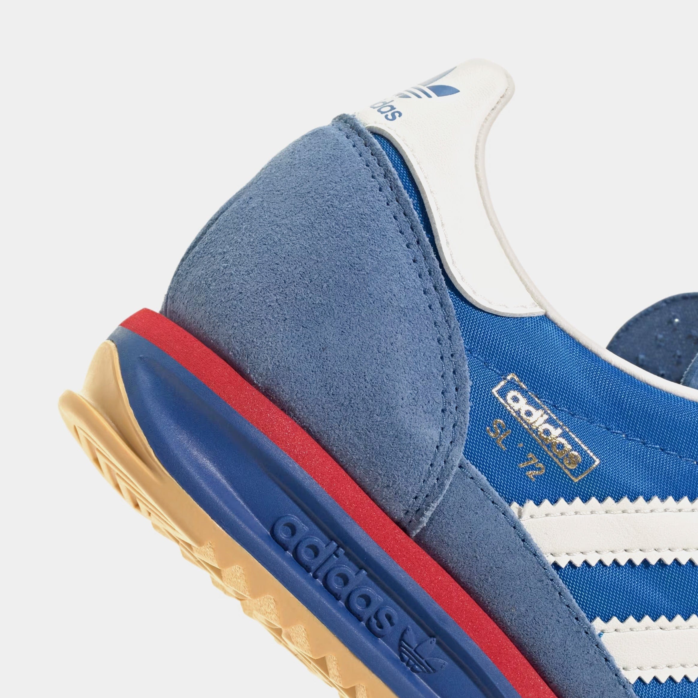 adidas SL 72 RS Grade School Lifestyle Shoes (Blue/Core White/Better Scarlet)