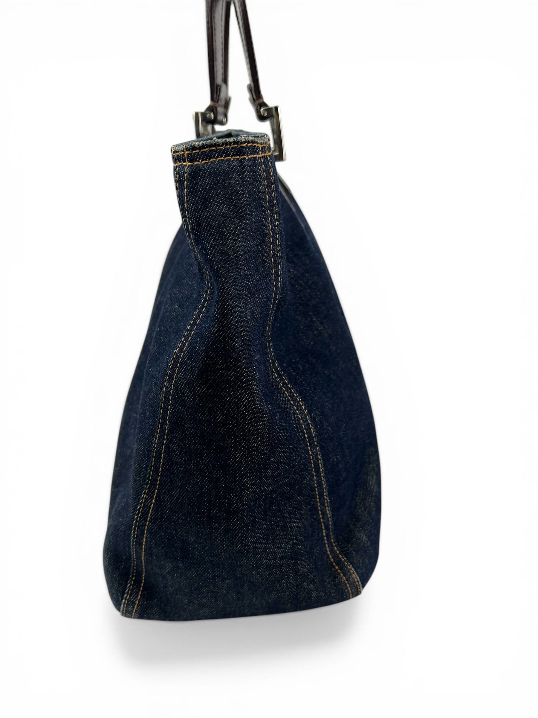 Fendi Denim Top Handle Tote