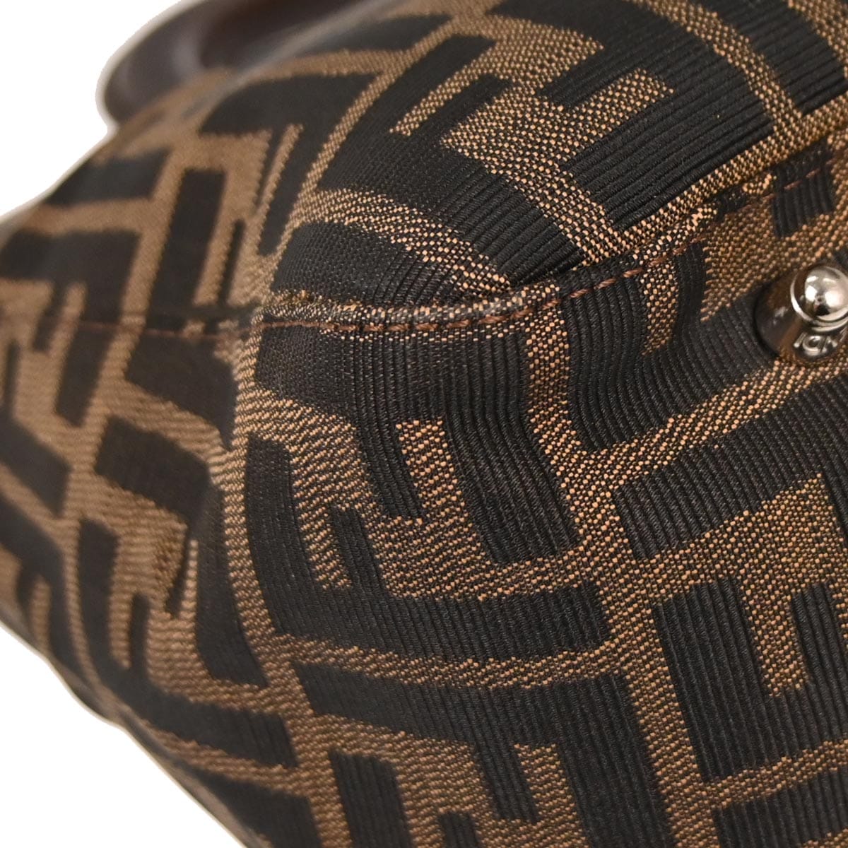 Fendi Brown Zucca Tote Handbag