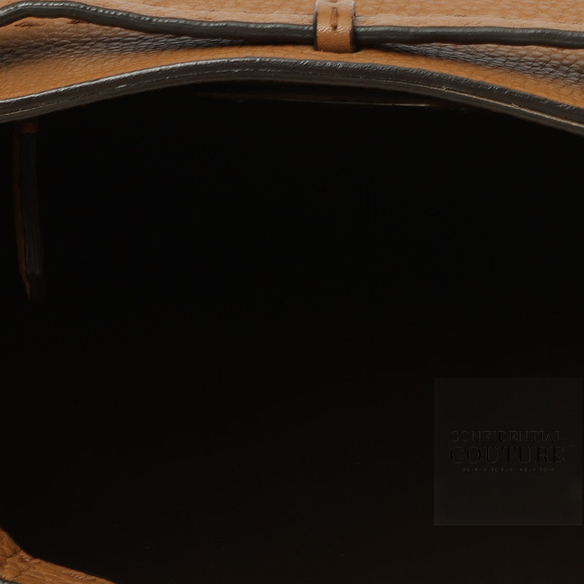 Fendi Brown Pebblled Leather Selleria Tote