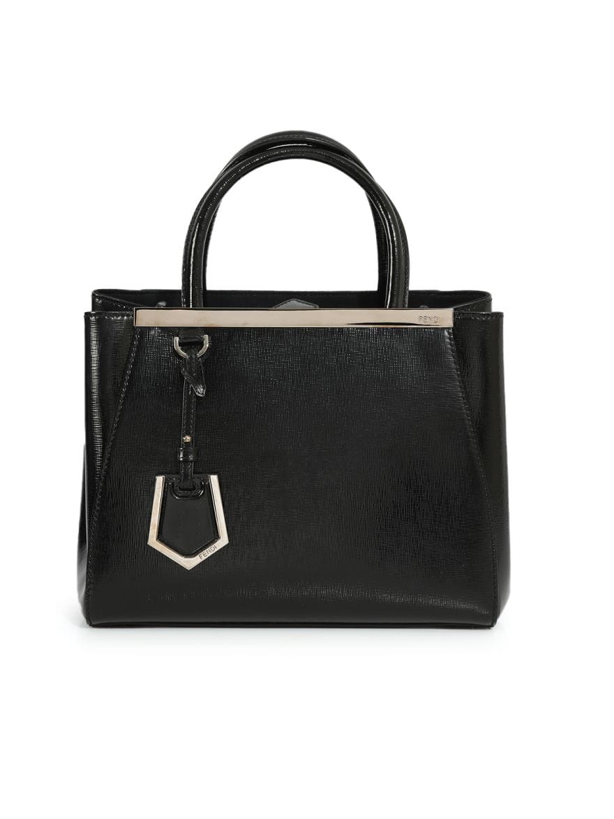 Fendi Black Small 2Jours Tote